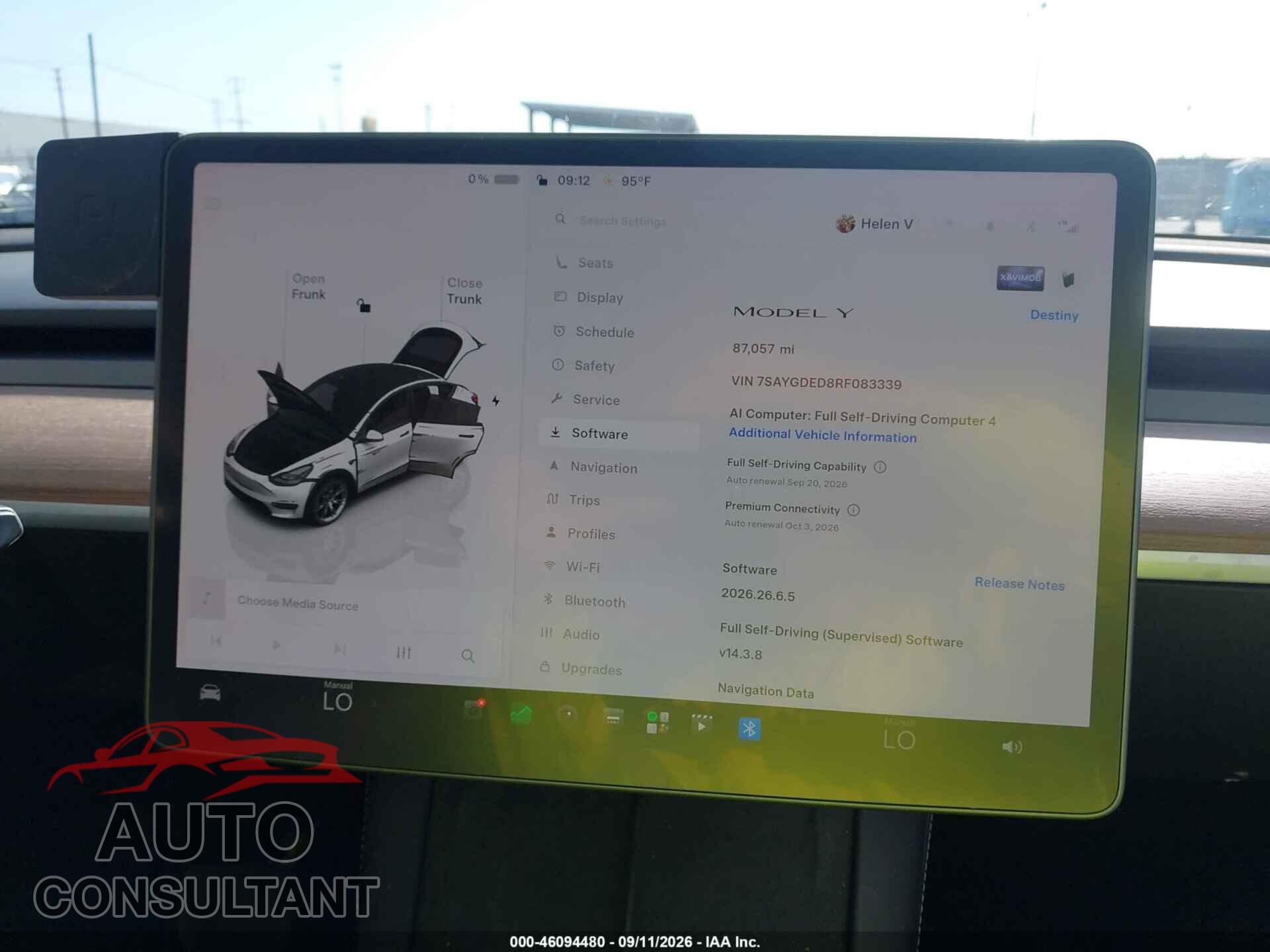 TESLA MODEL Y 2024 - 7SAYGDED8RF083339