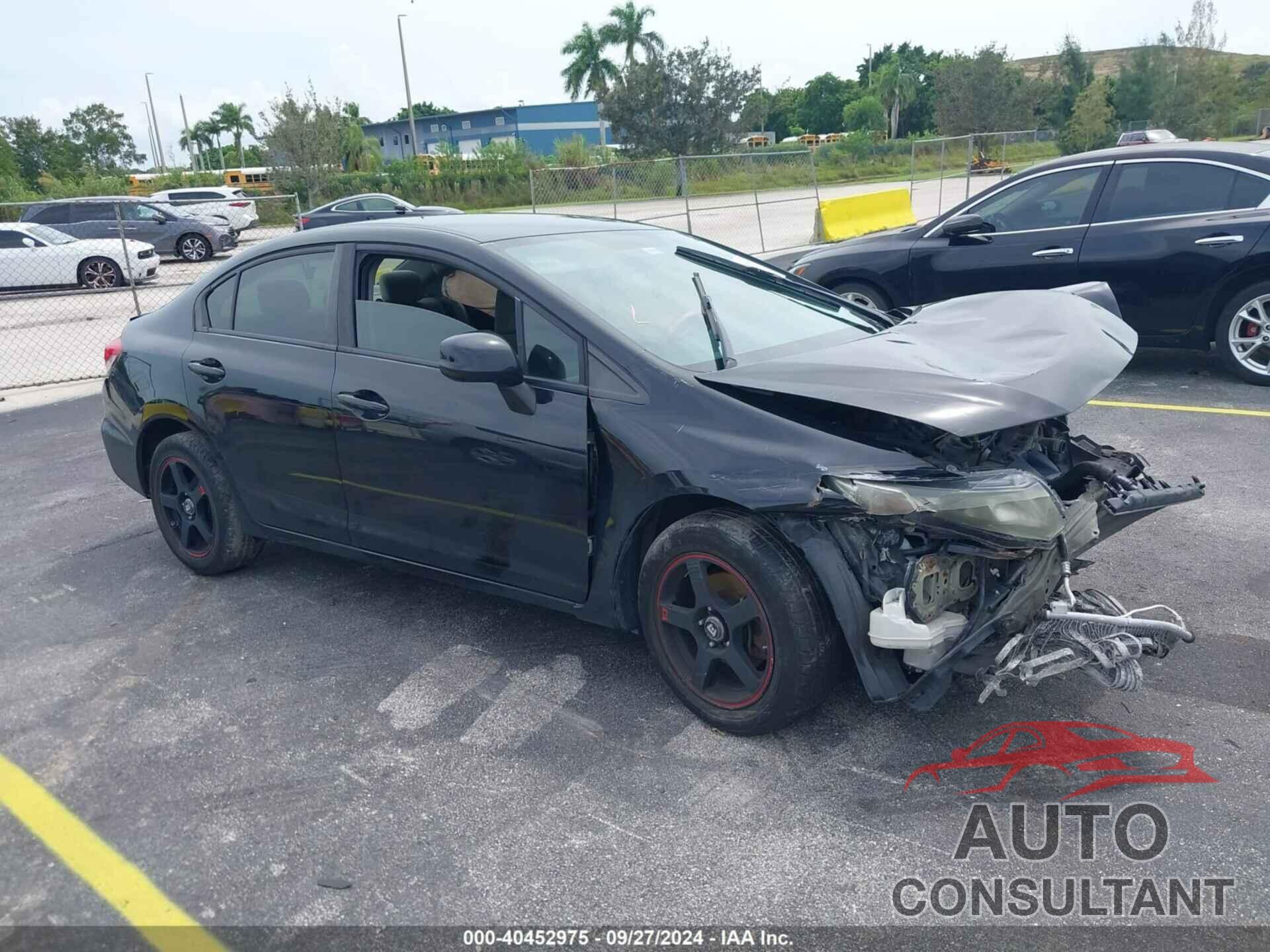 HONDA CIVIC 2013 - 2HGFB2F5XDH542888