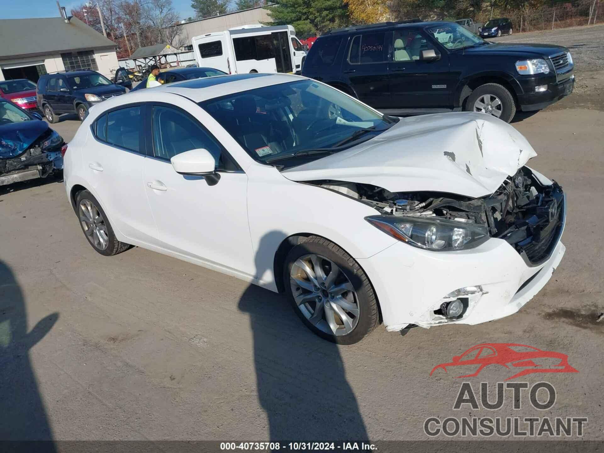 MAZDA MAZDA3 2015 - JM1BM1L36F1240407