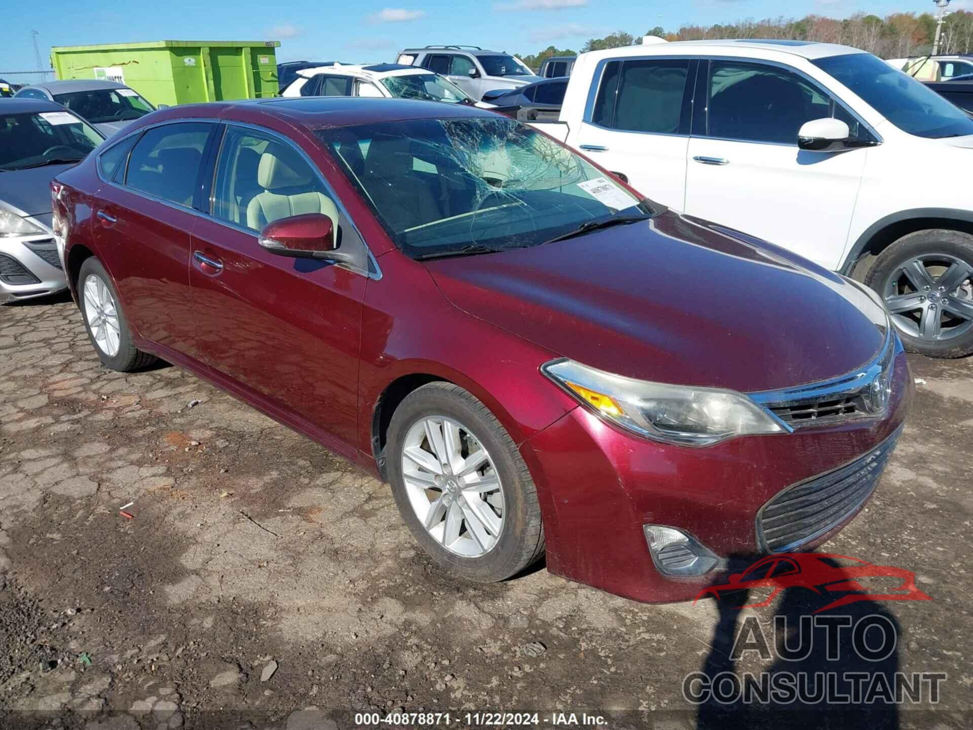 TOYOTA AVALON 2013 - 4T1BK1EB2DU042814