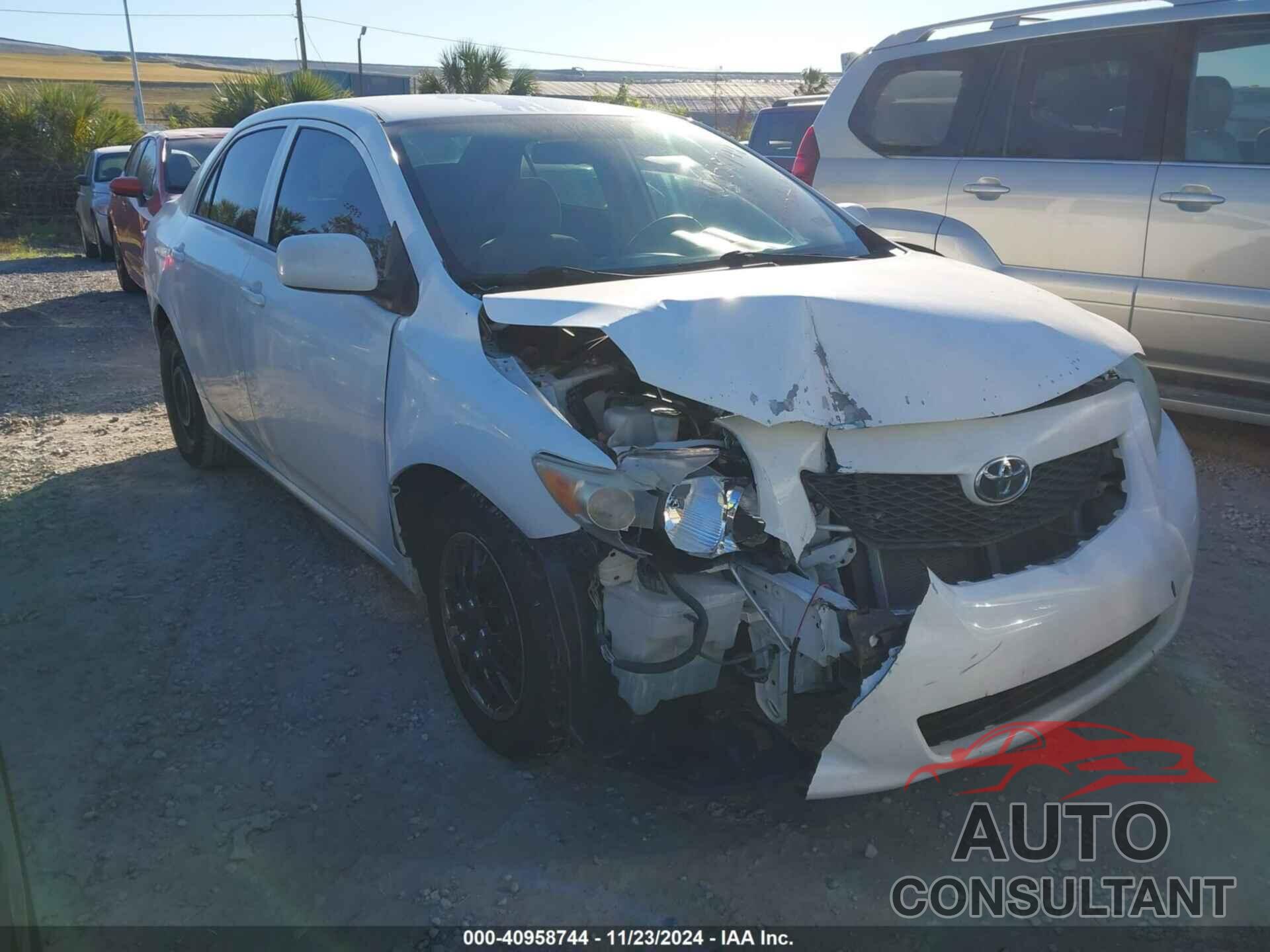 TOYOTA COROLLA 2009 - JTDBL40EX99049847