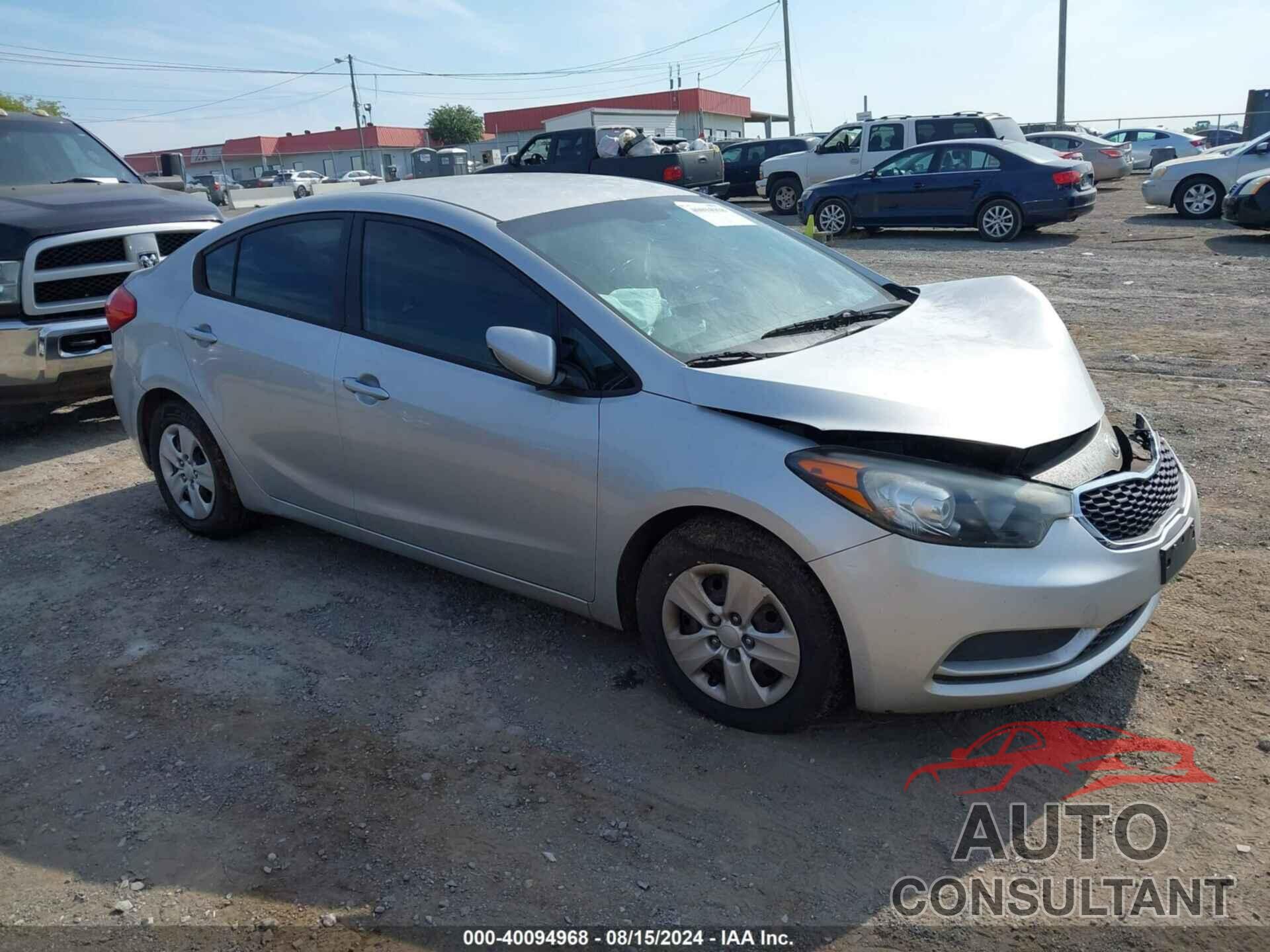 KIA FORTE 2014 - KNAFK4A65E5180341