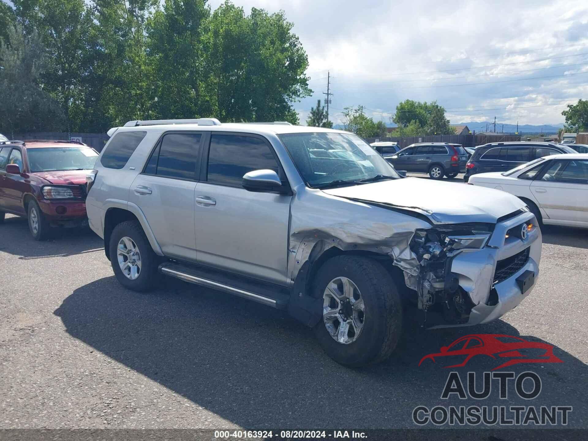 TOYOTA 4RUNNER 2016 - JTEZU5JR4G5120074