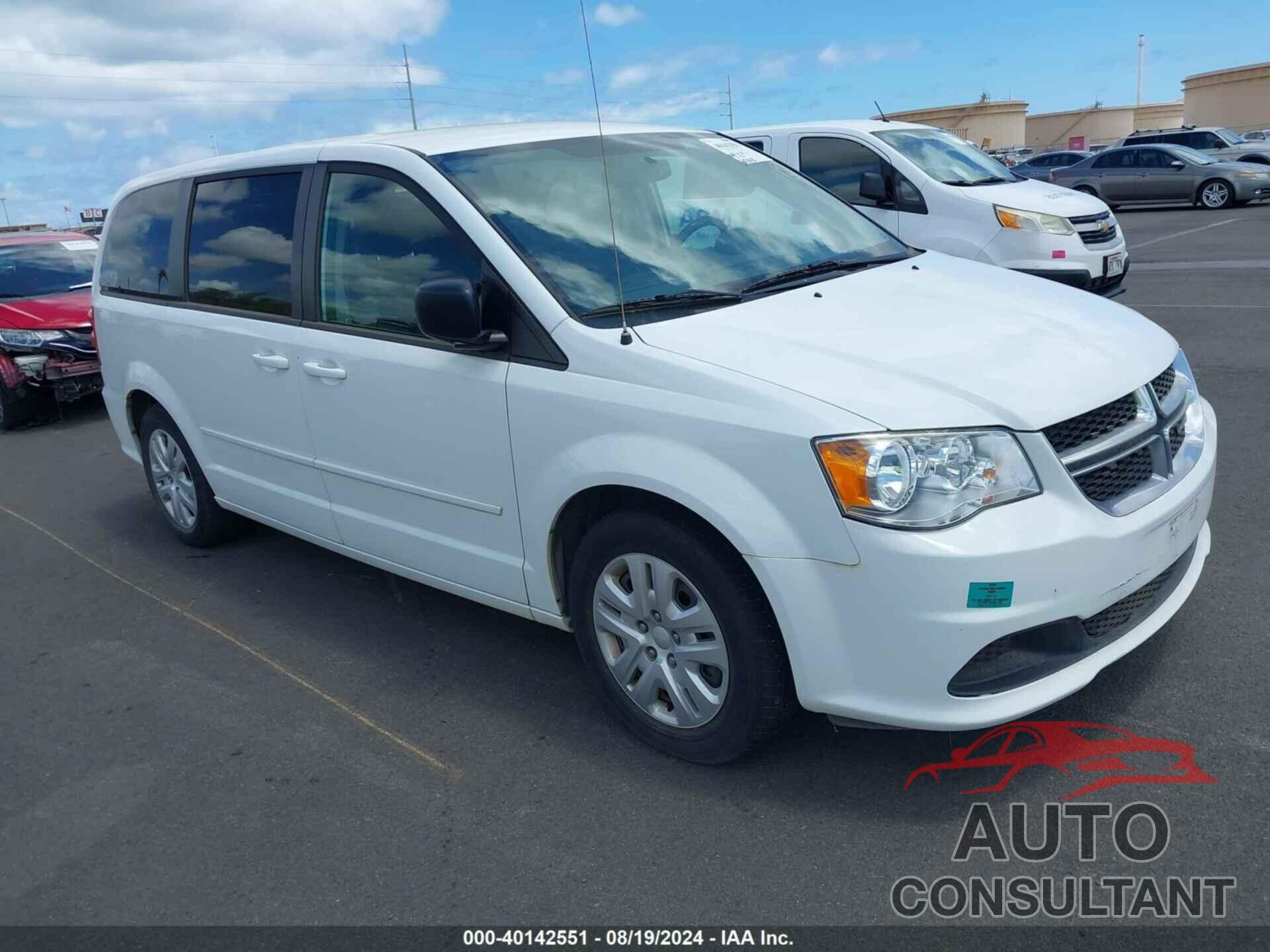 DODGE GRAND CARAVAN 2016 - 2C4RDGBG9GR204133