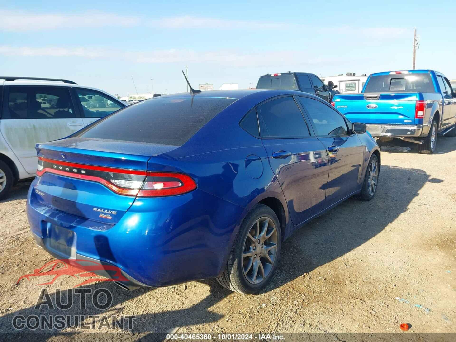 DODGE DART 2014 - 1C3CDFBB2ED868640