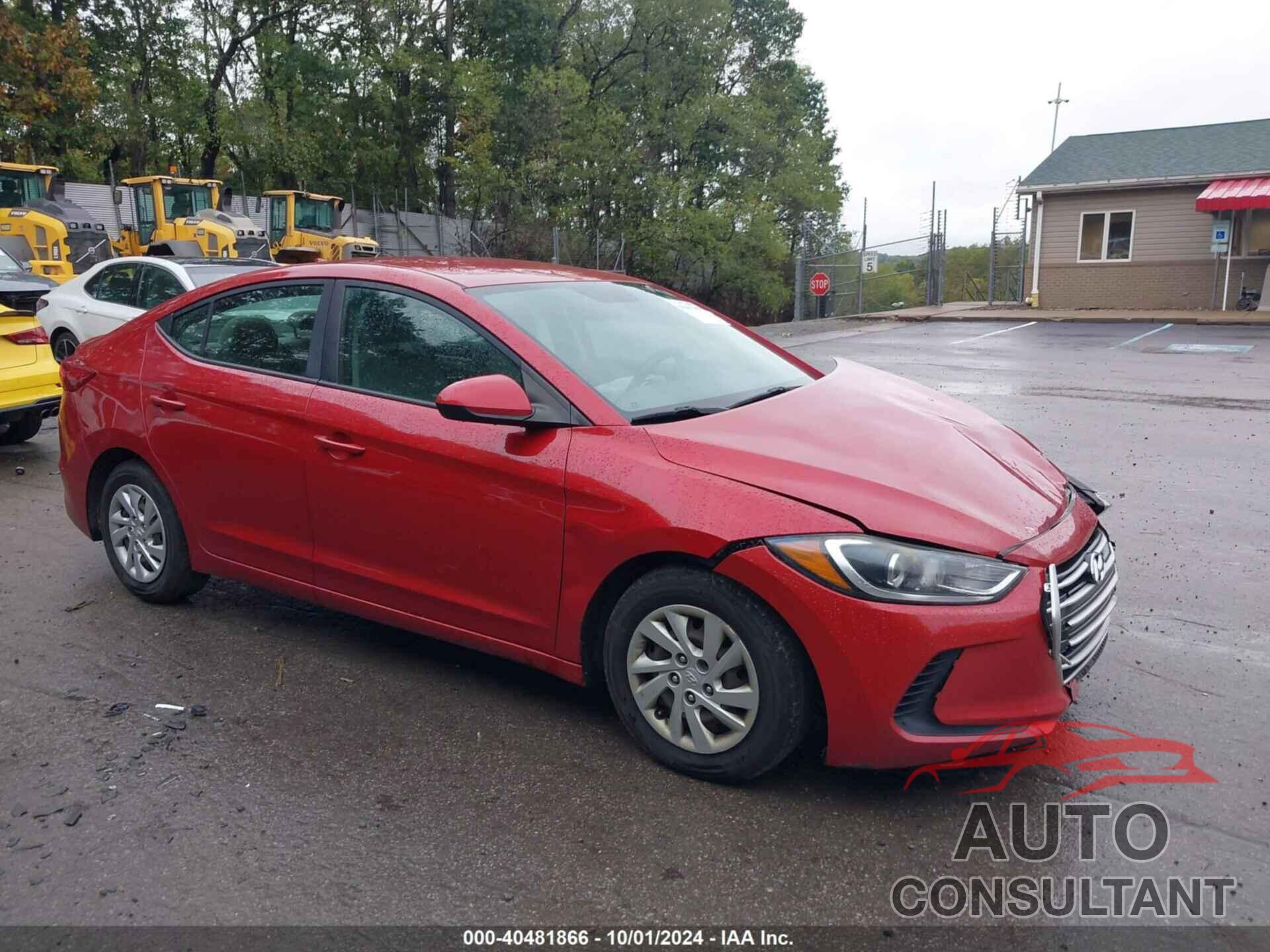 HYUNDAI ELANTRA 2017 - 5NPD74LF3HH067694