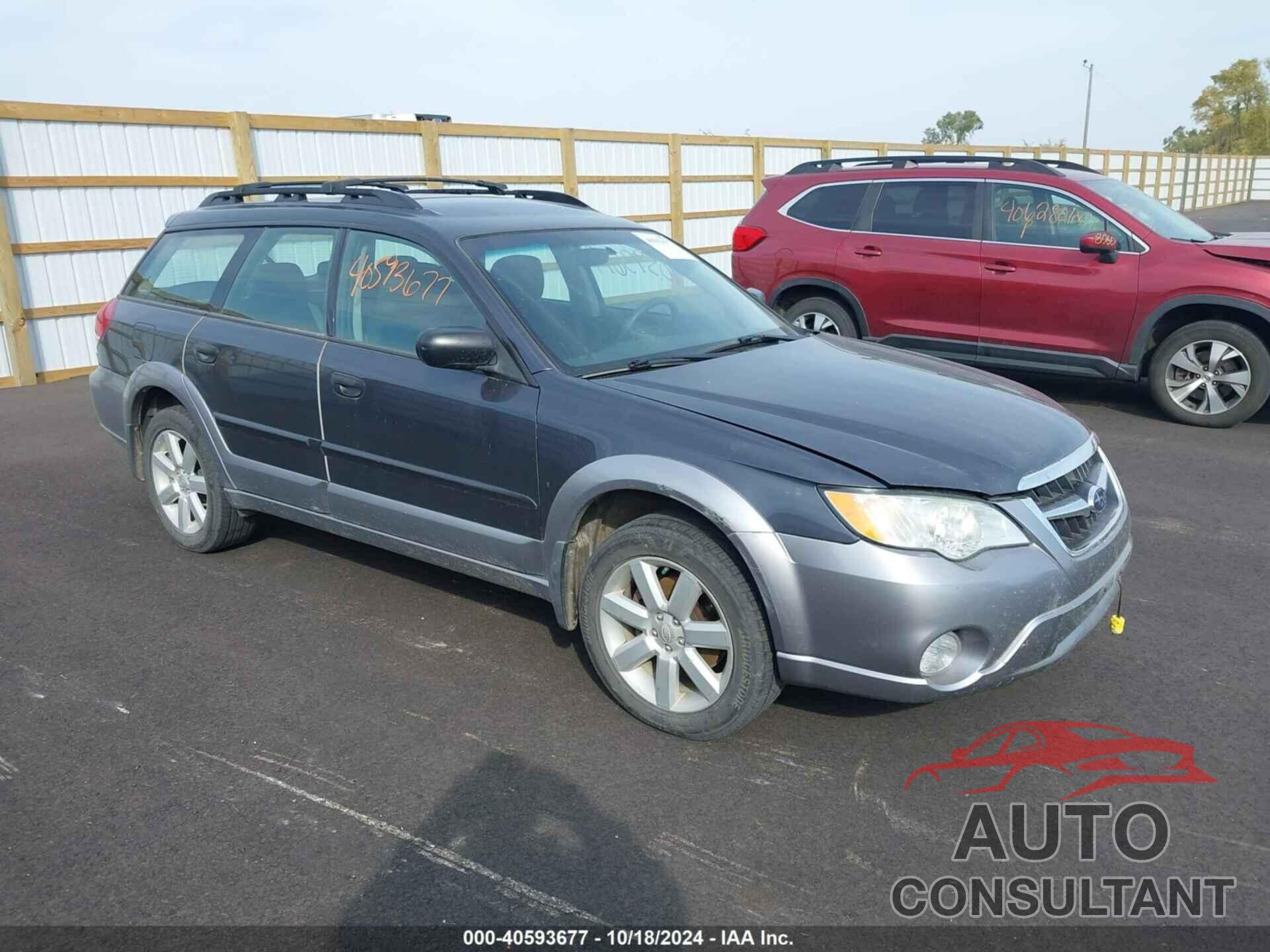 SUBARU OUTBACK 2009 - 4S4BP61C997312513