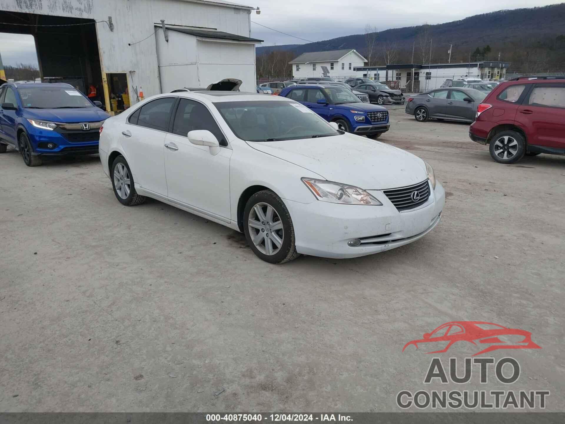 LEXUS ES 350 2009 - JTHBJ46G092281492