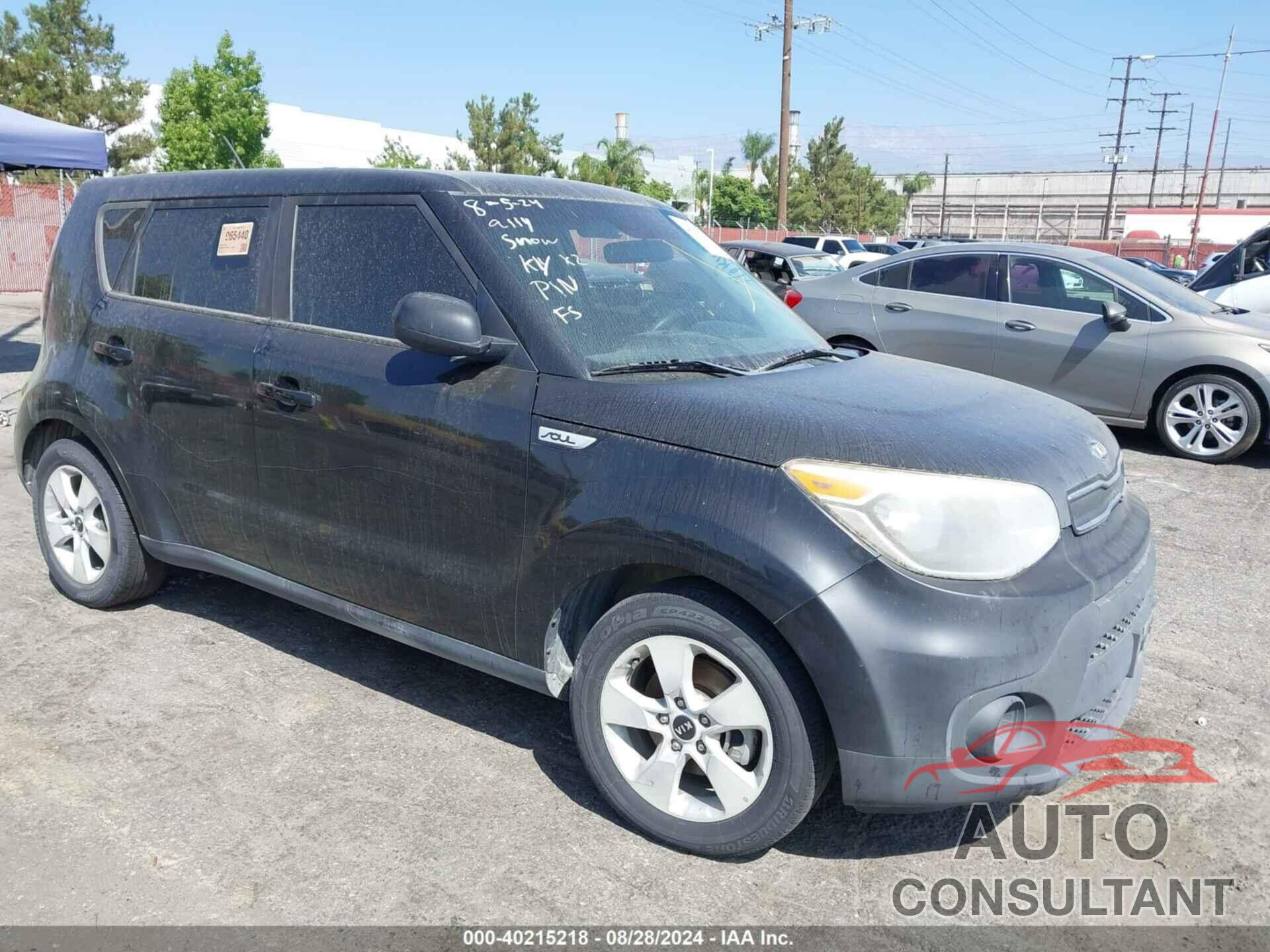 KIA SOUL 2018 - KNDJN2A21J7531833