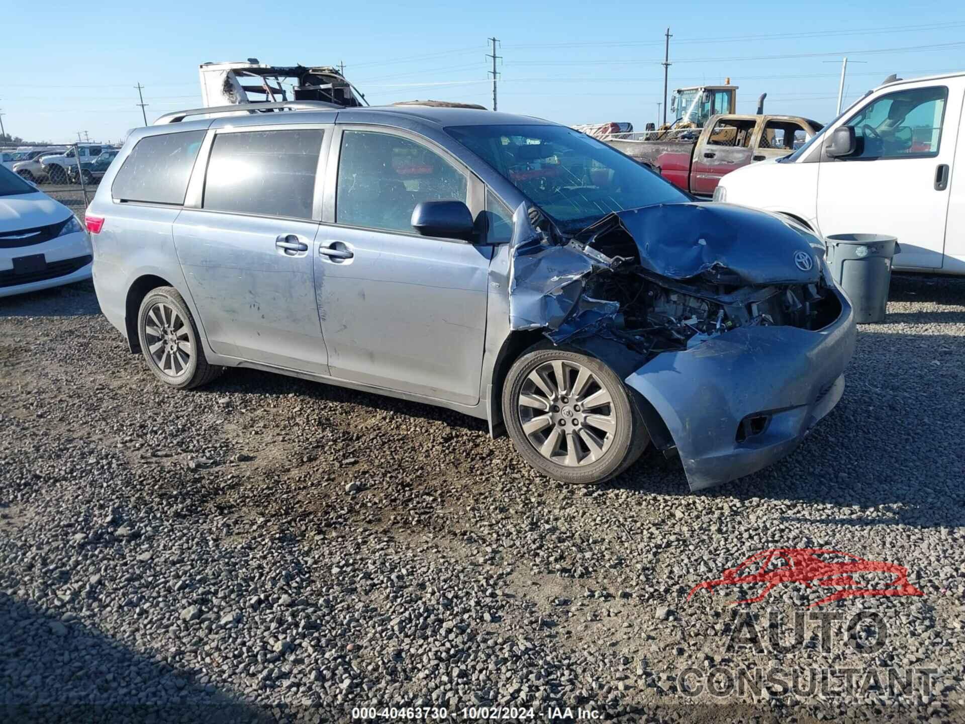 TOYOTA SIENNA 2016 - 5TDJK3DC6GS130537