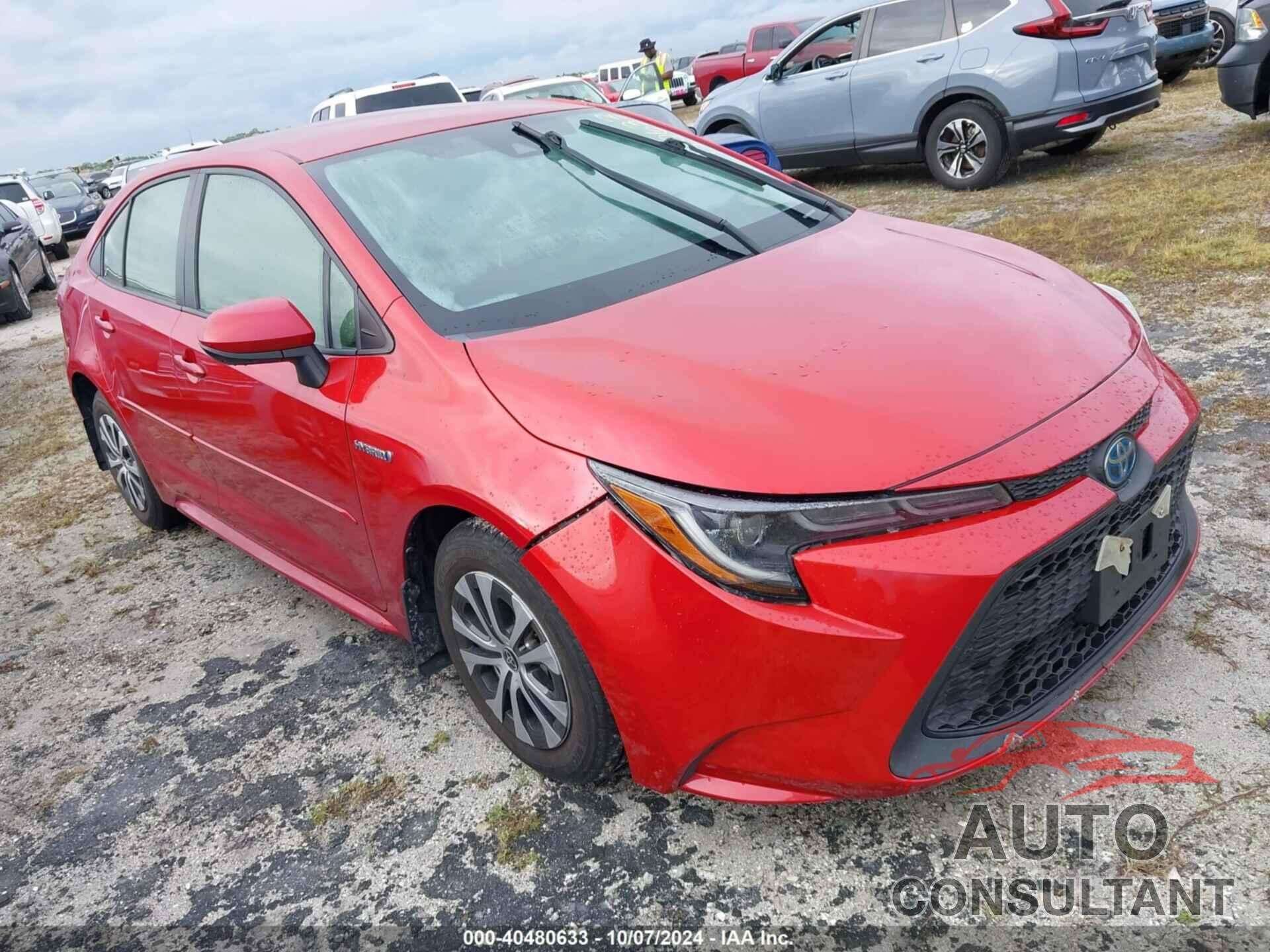 TOYOTA COROLLA 2021 - JTDEAMDE2MJ020394