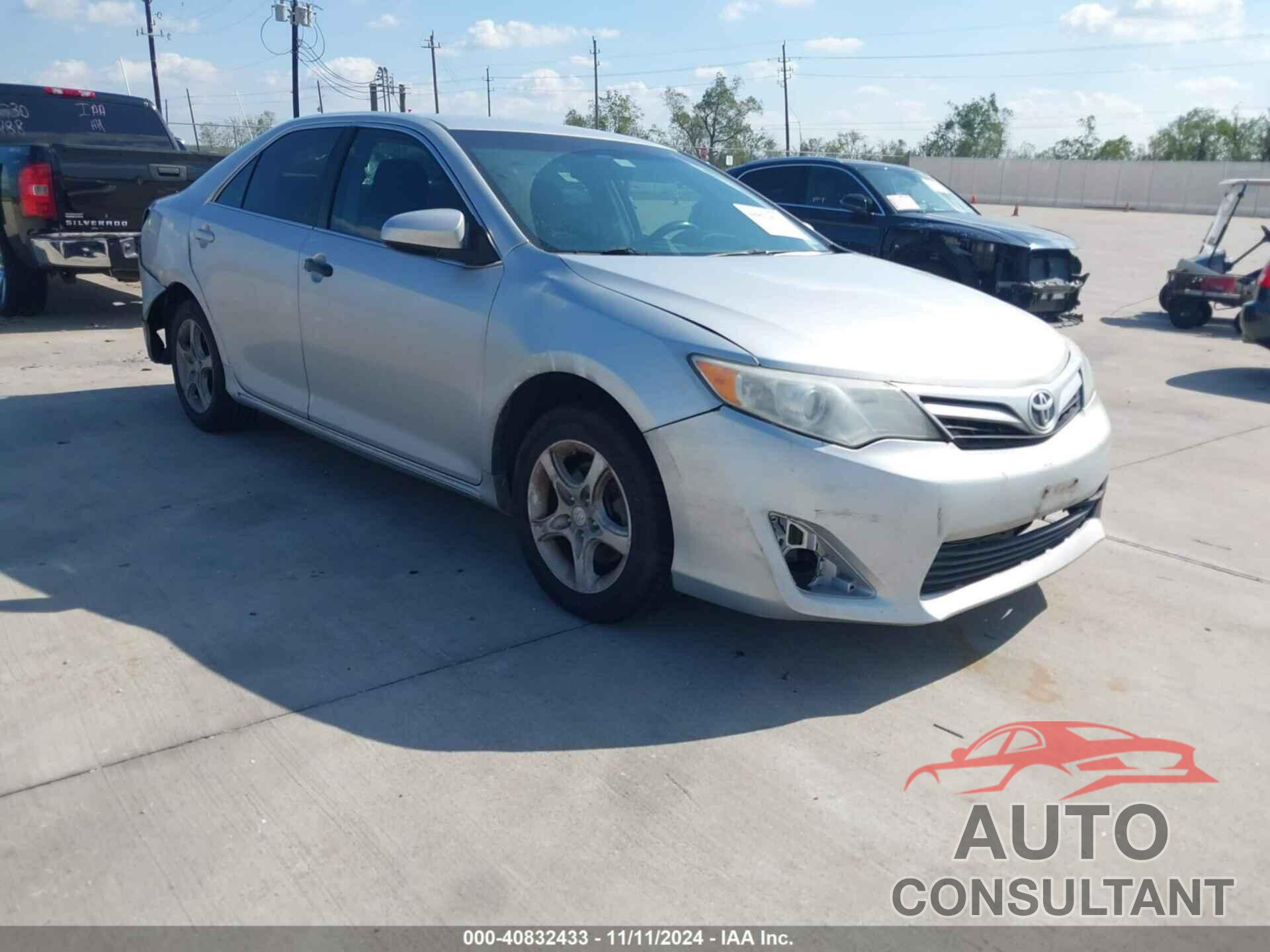 TOYOTA CAMRY 2012 - 4T1BF1FK0CU113686