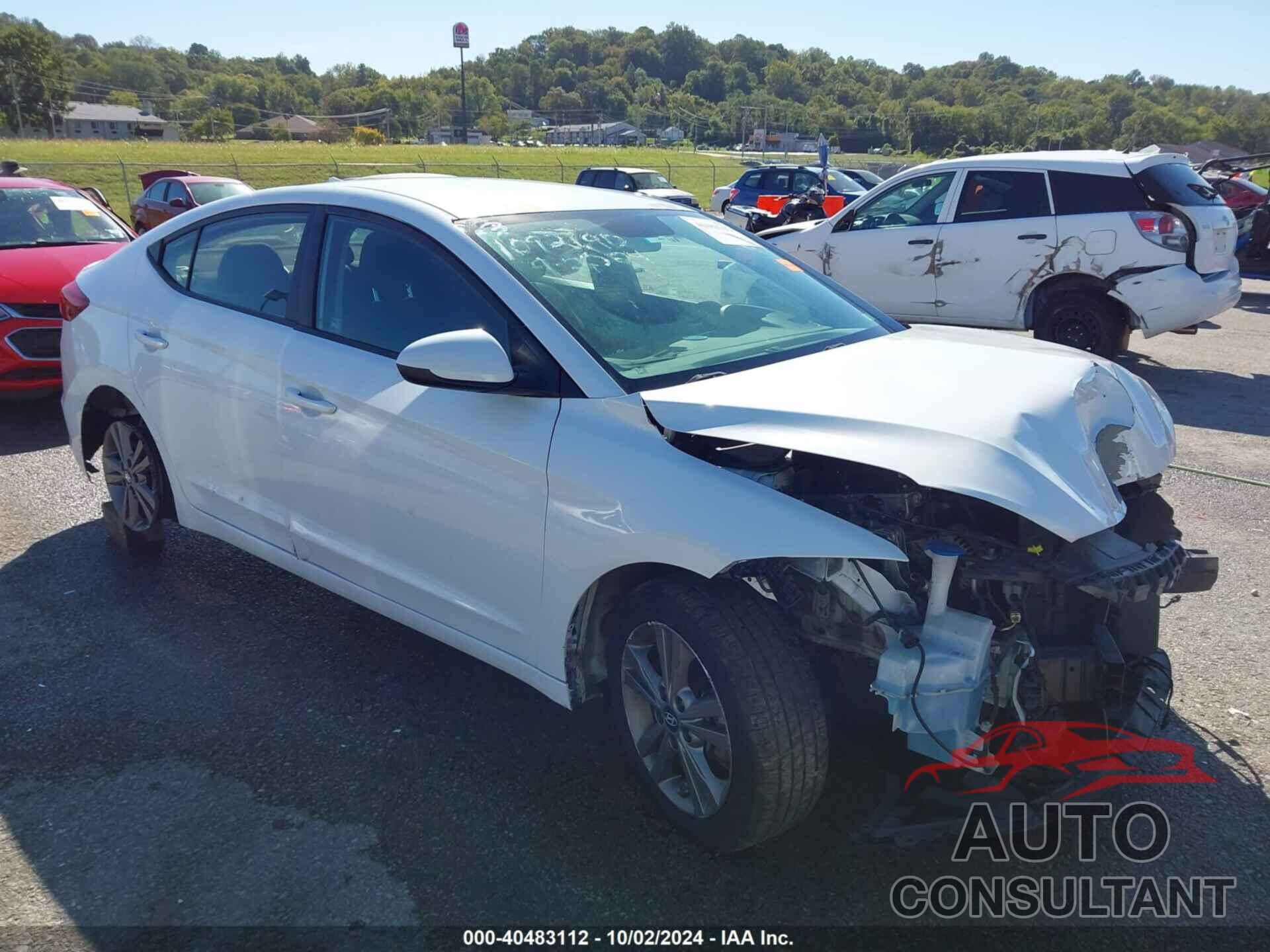 HYUNDAI ELANTRA 2018 - 5NPD84LF1JH311877