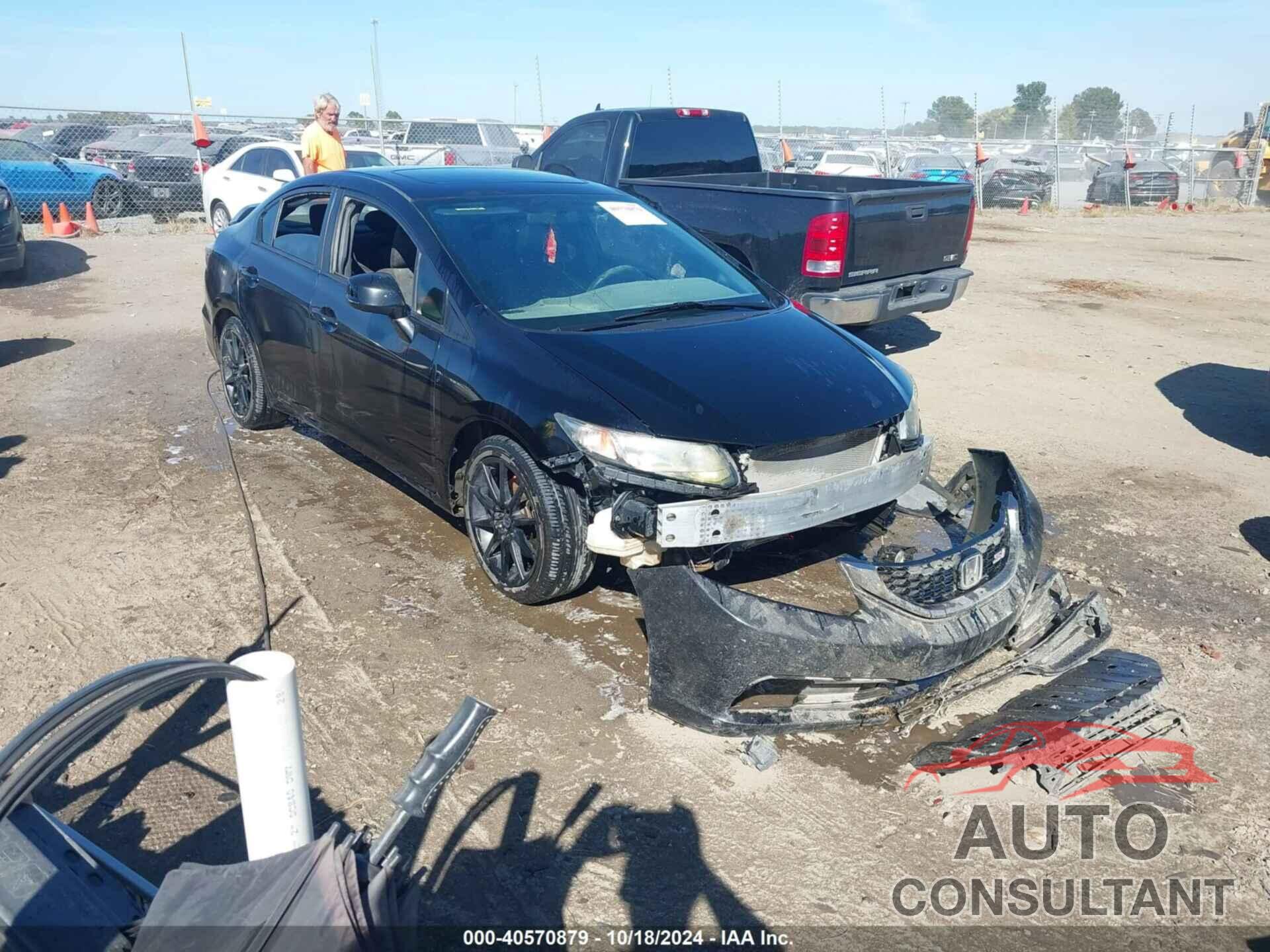 HONDA CIVIC 2013 - 2HGFB6E5XDH710019
