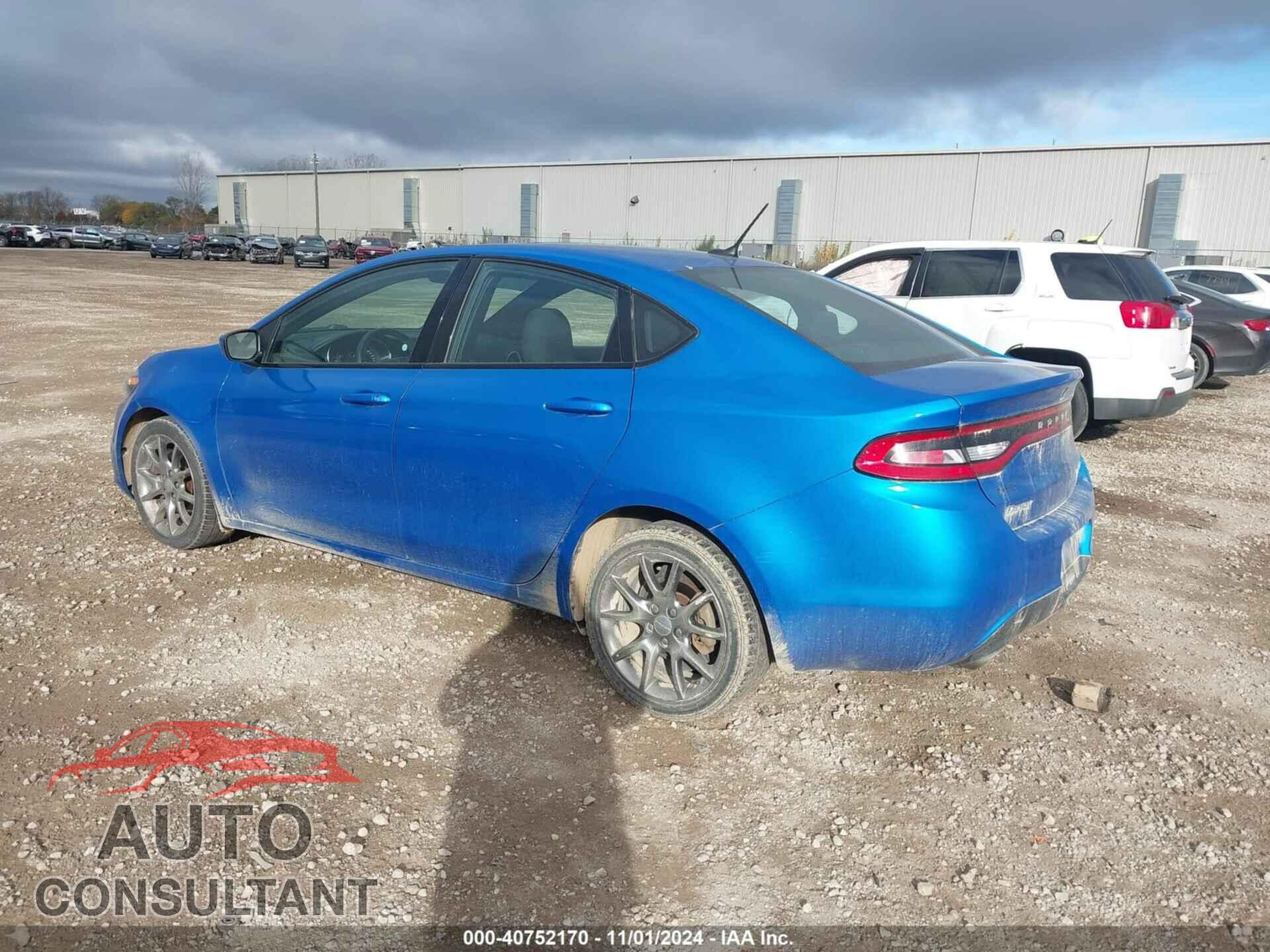DODGE DART 2015 - 1C3CDFBB2FD166061