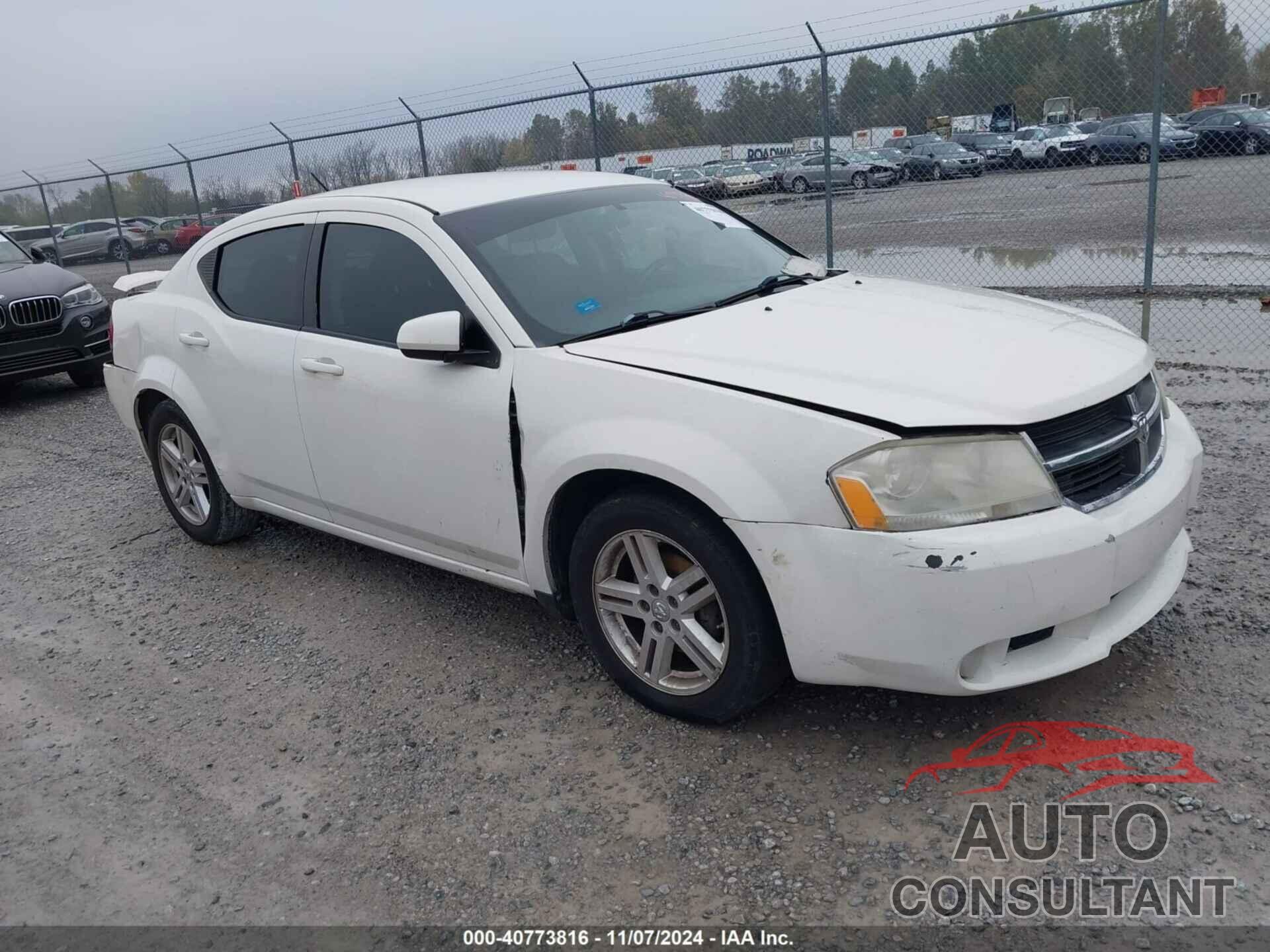 DODGE AVENGER 2010 - 1B3CC5FB1AN179665