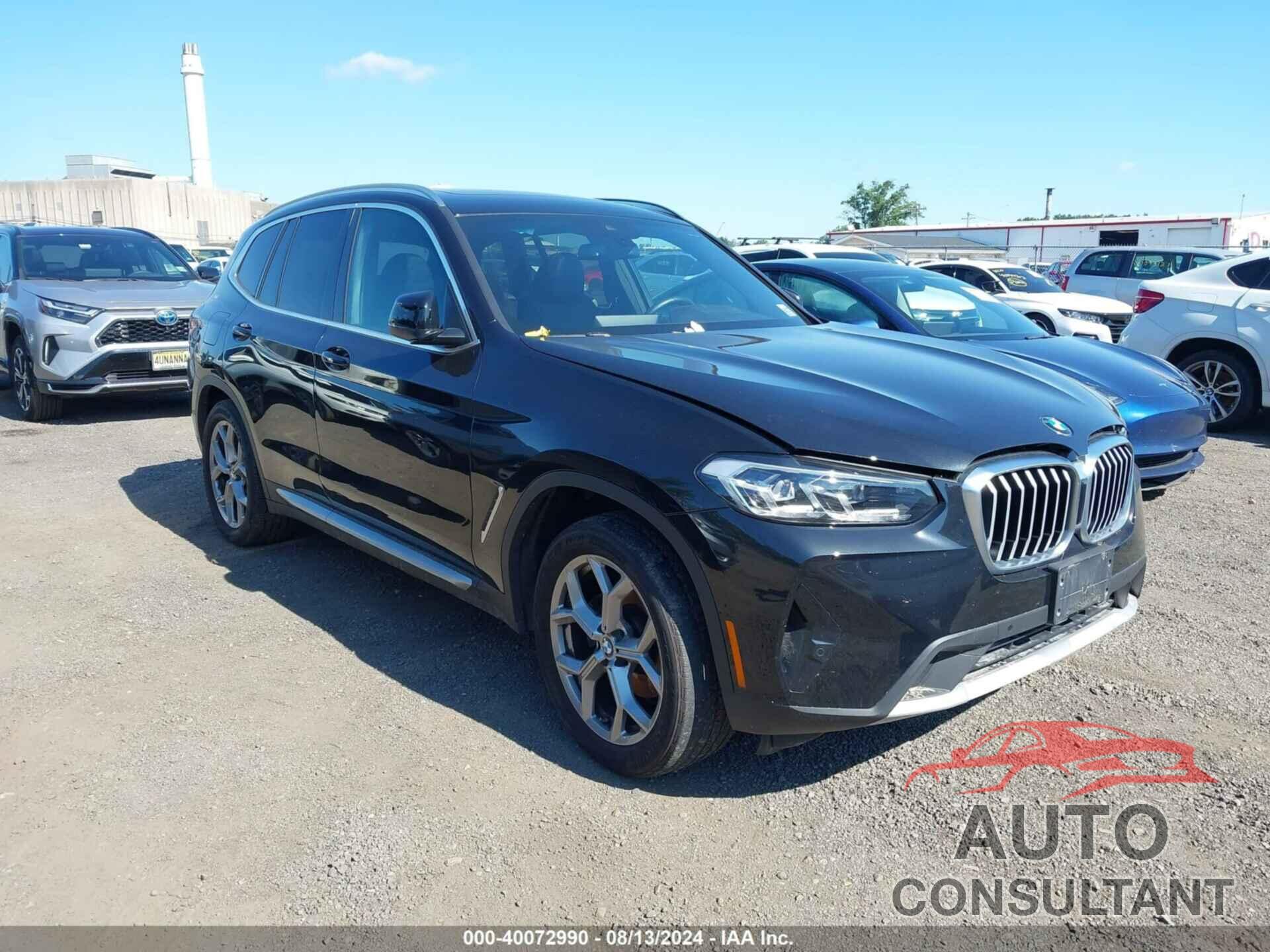 BMW X3 2022 - 5UX53DP02N9J40515