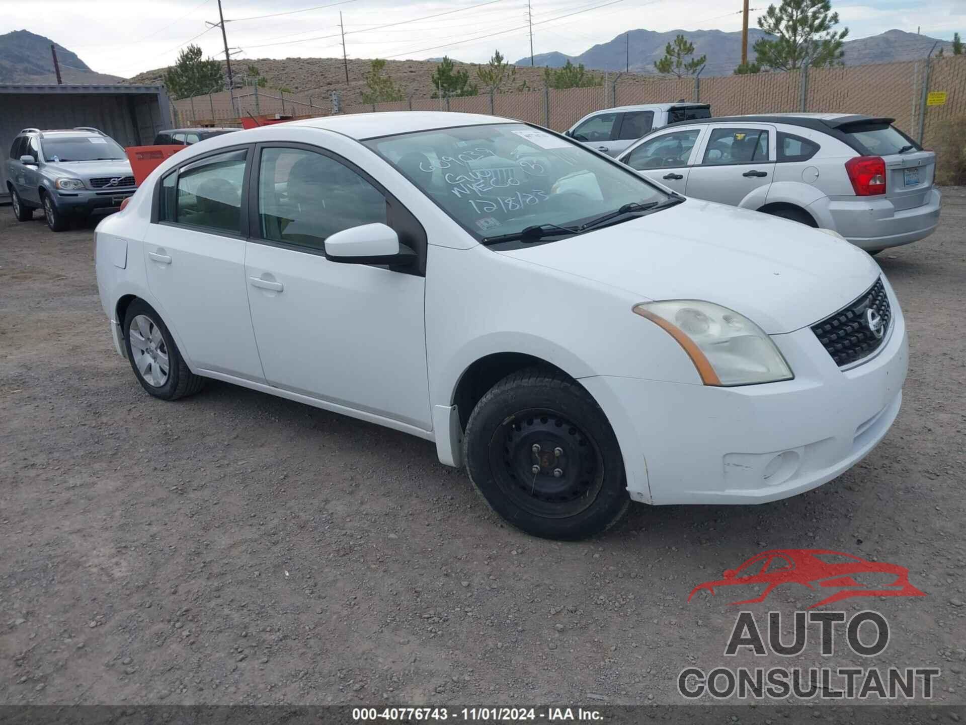 NISSAN SENTRA 2009 - 3N1AB61E59L669668