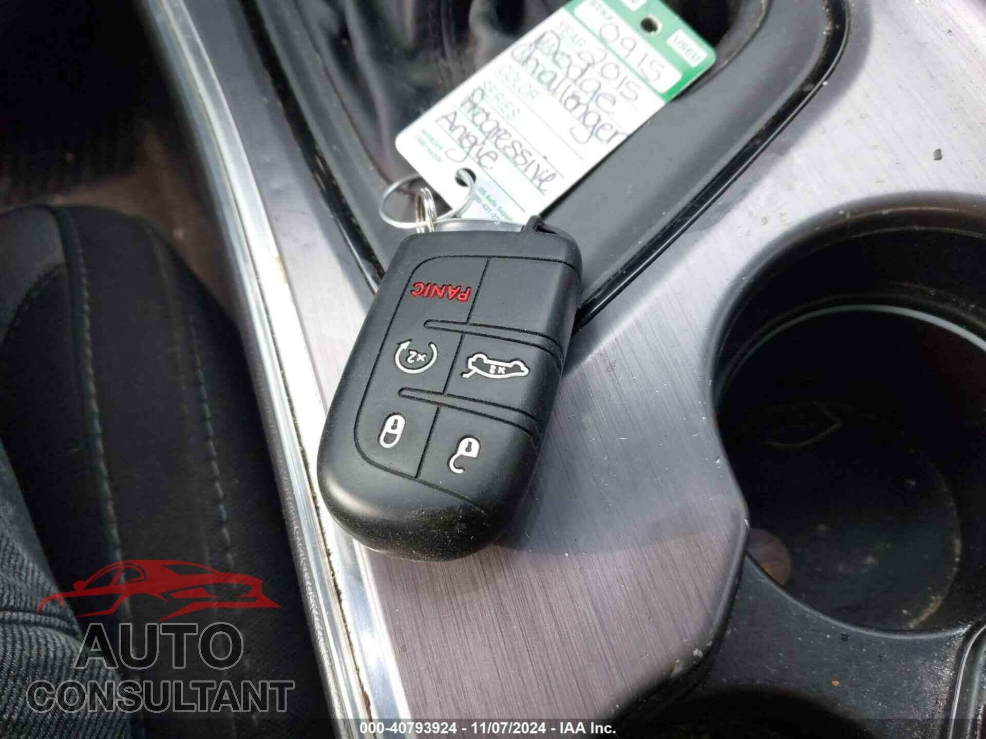 DODGE CHALLENGER 2015 - 2C3CDZAG4FH719505