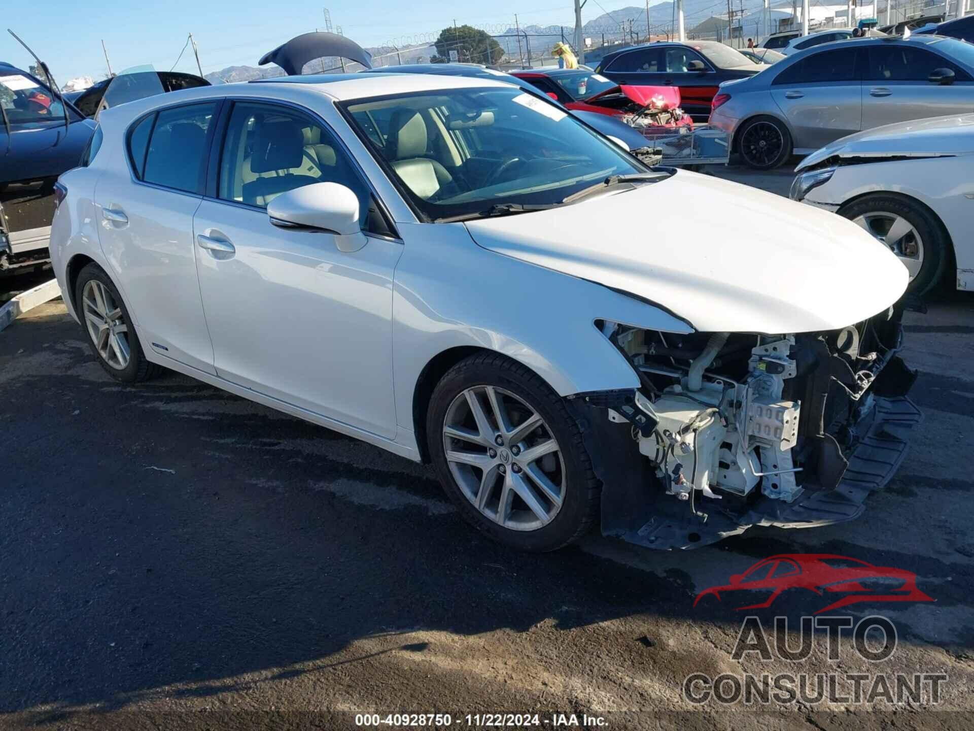 LEXUS CT 200H 2015 - JTHKD5BH8F2225534