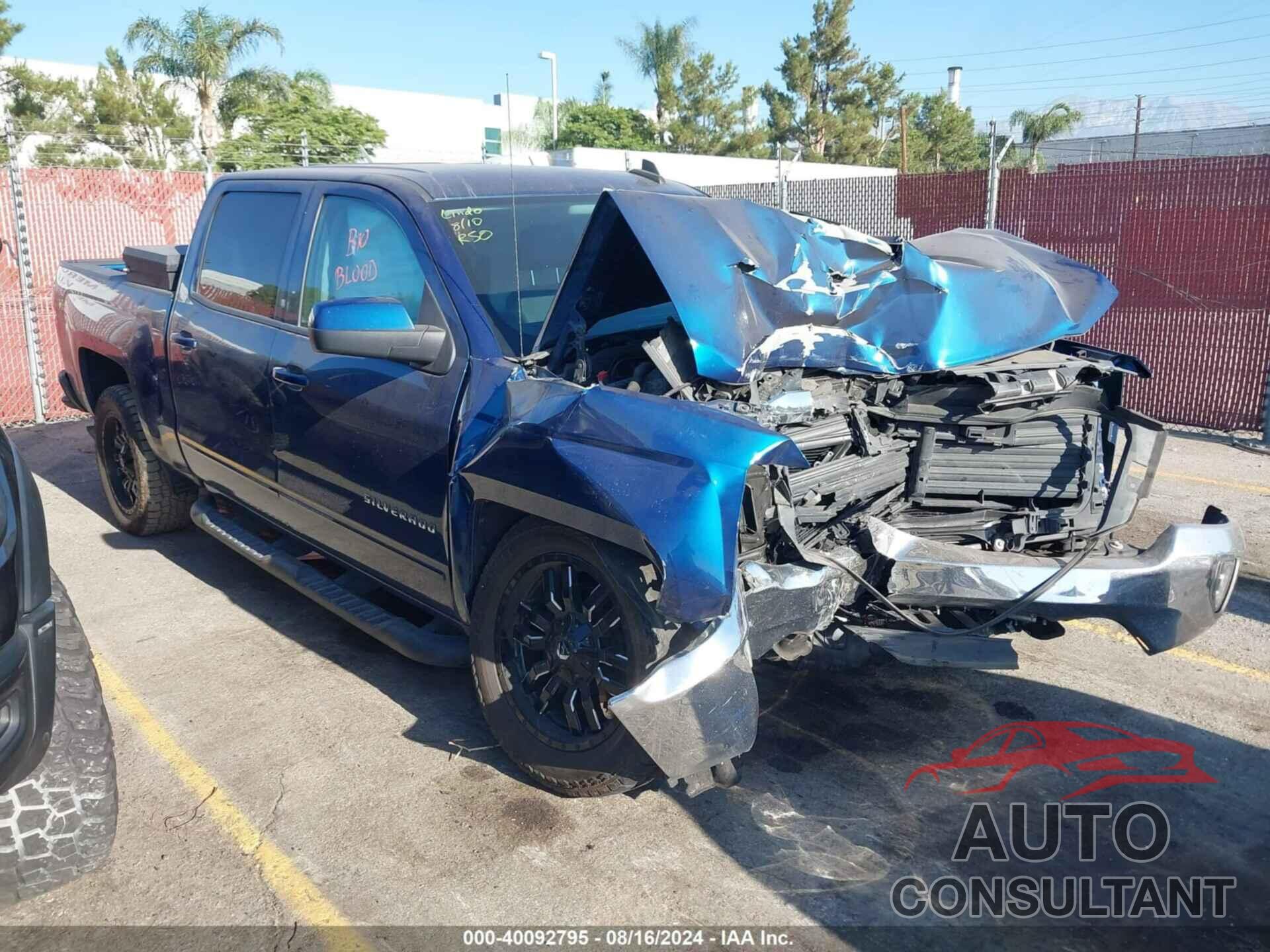 CHEVROLET SILVERADO 1500 2018 - 3GCPCRECXJG497682