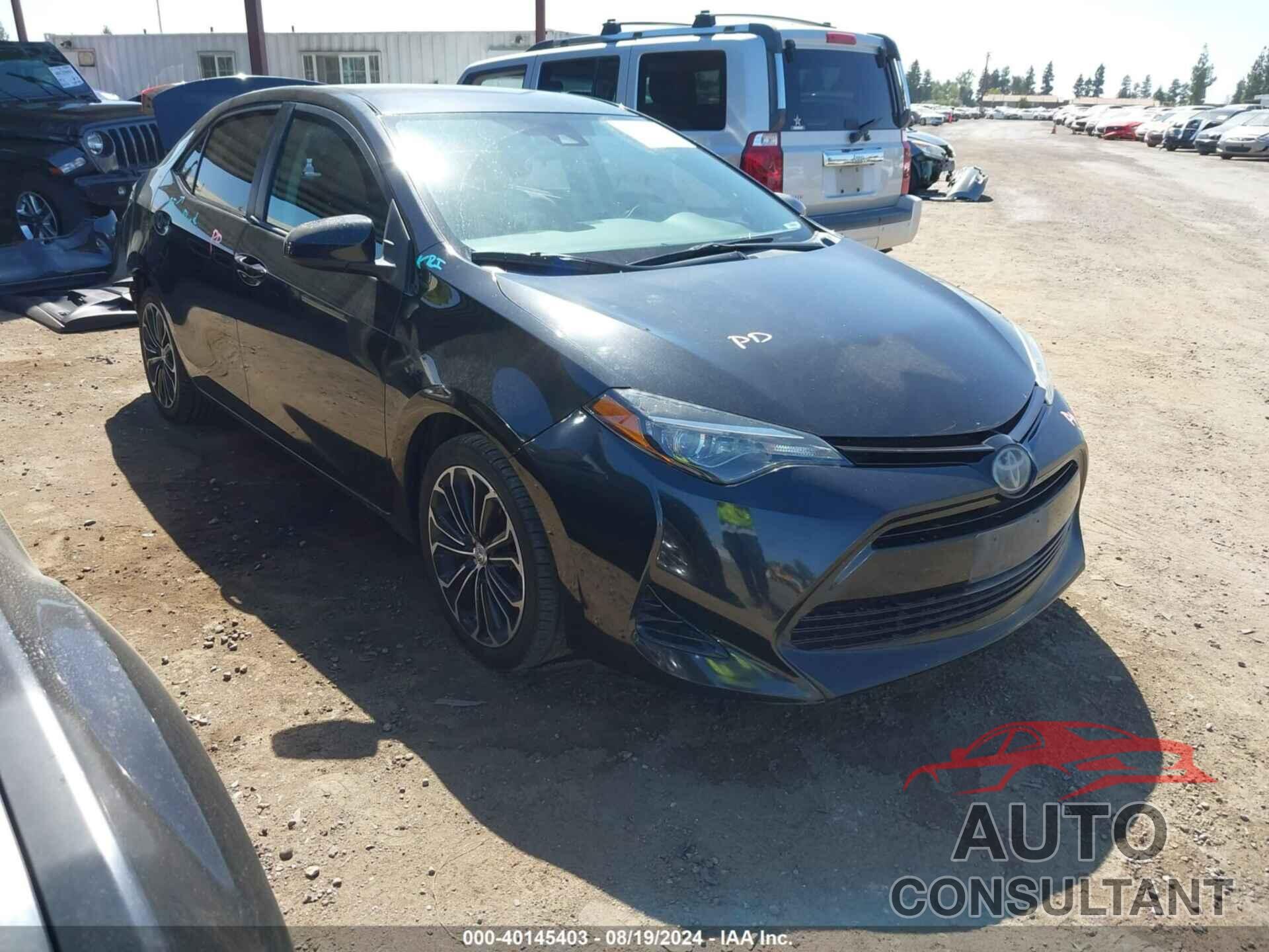 TOYOTA COROLLA 2018 - 2T1BURHE3JC053235