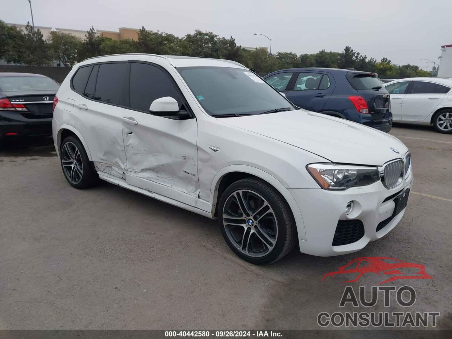 BMW X3 2017 - 5UXWZ7C35H0X43357