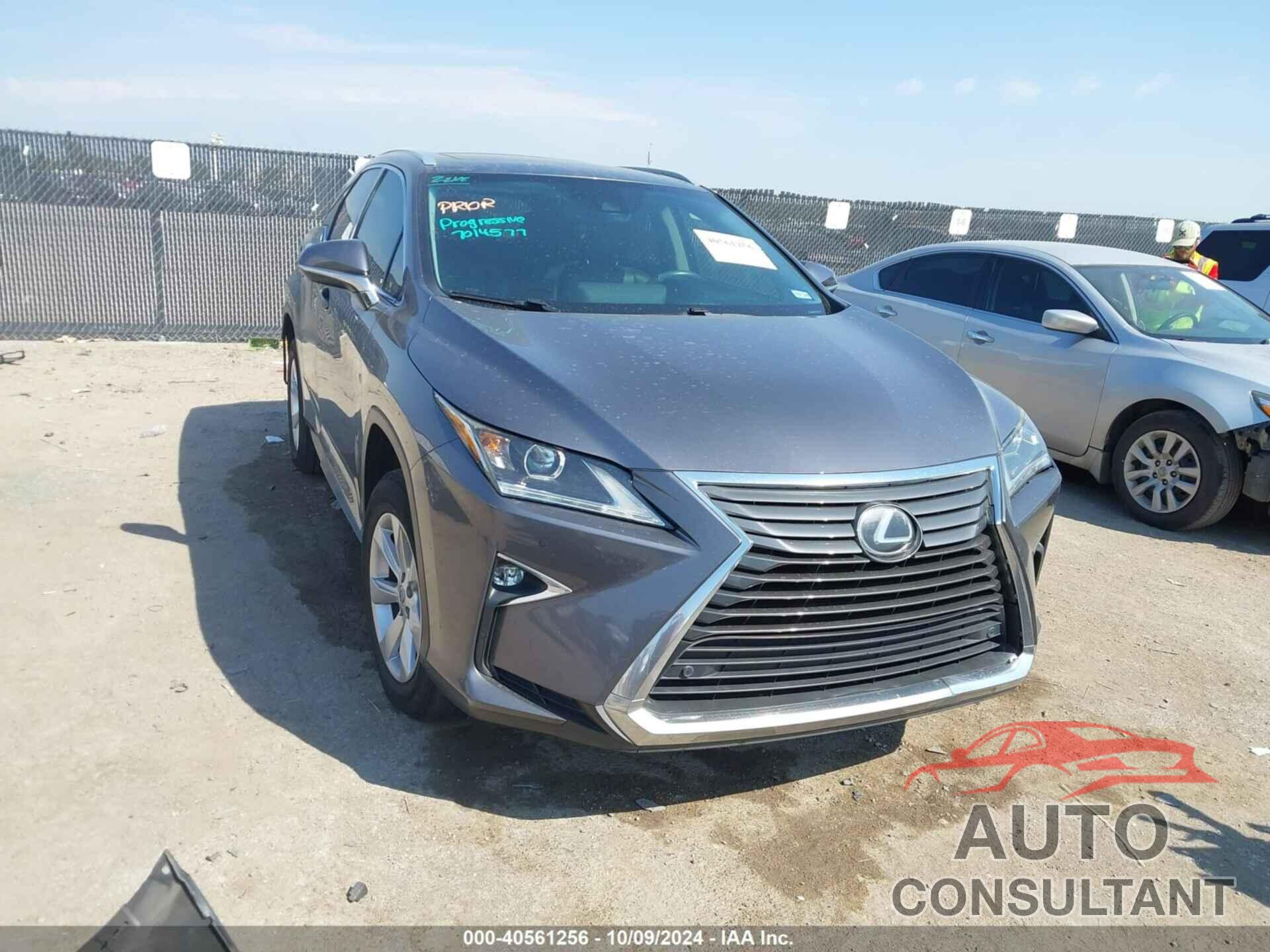 LEXUS RX 2017 - 2T2ZZMCA2HC034589