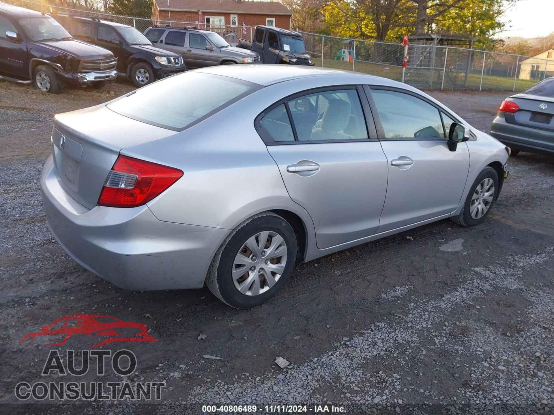 HONDA CIVIC 2012 - 19XFB2F55CE009484