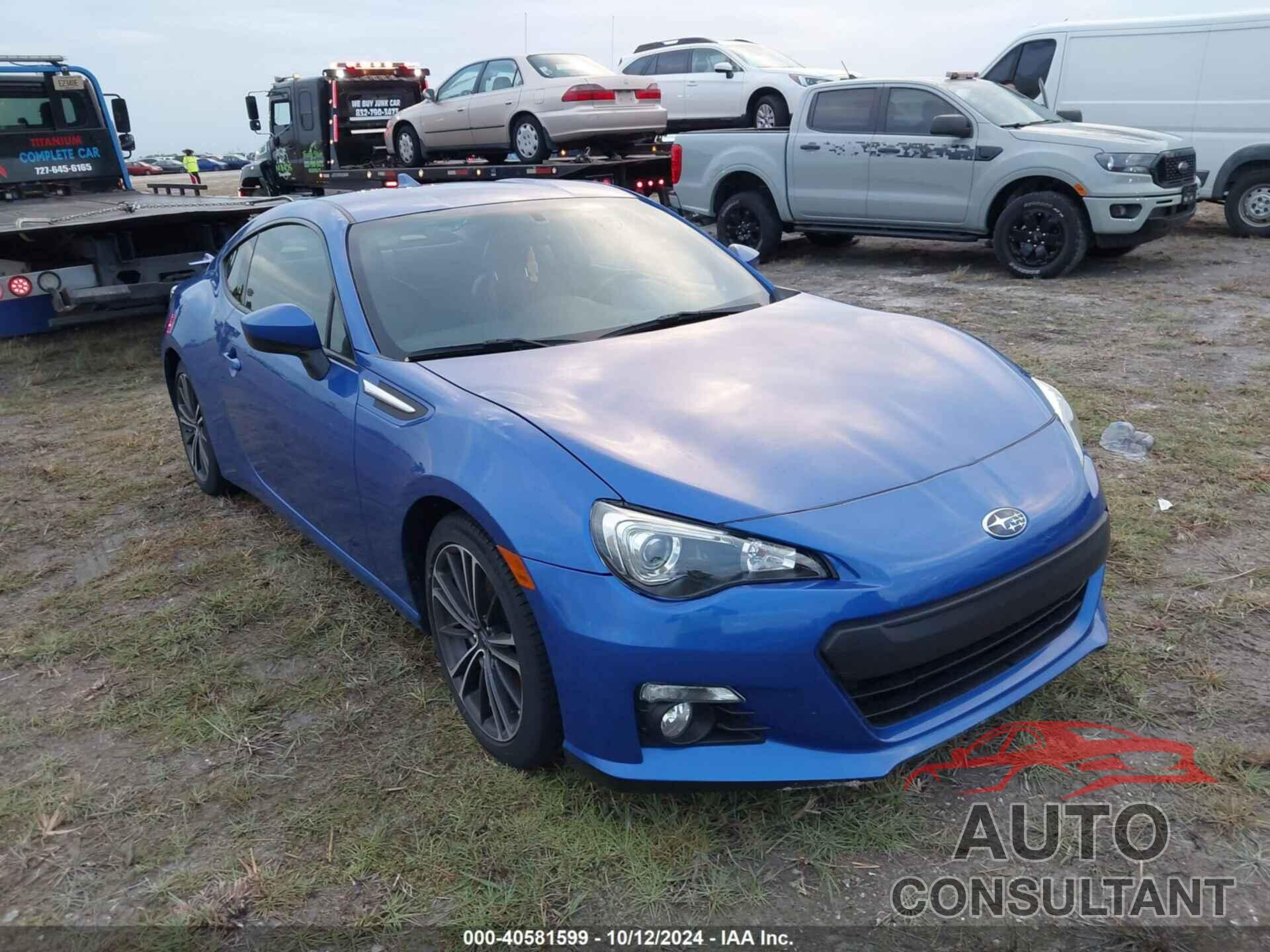 SUBARU BRZ 2016 - JF1ZCAC14G9603537