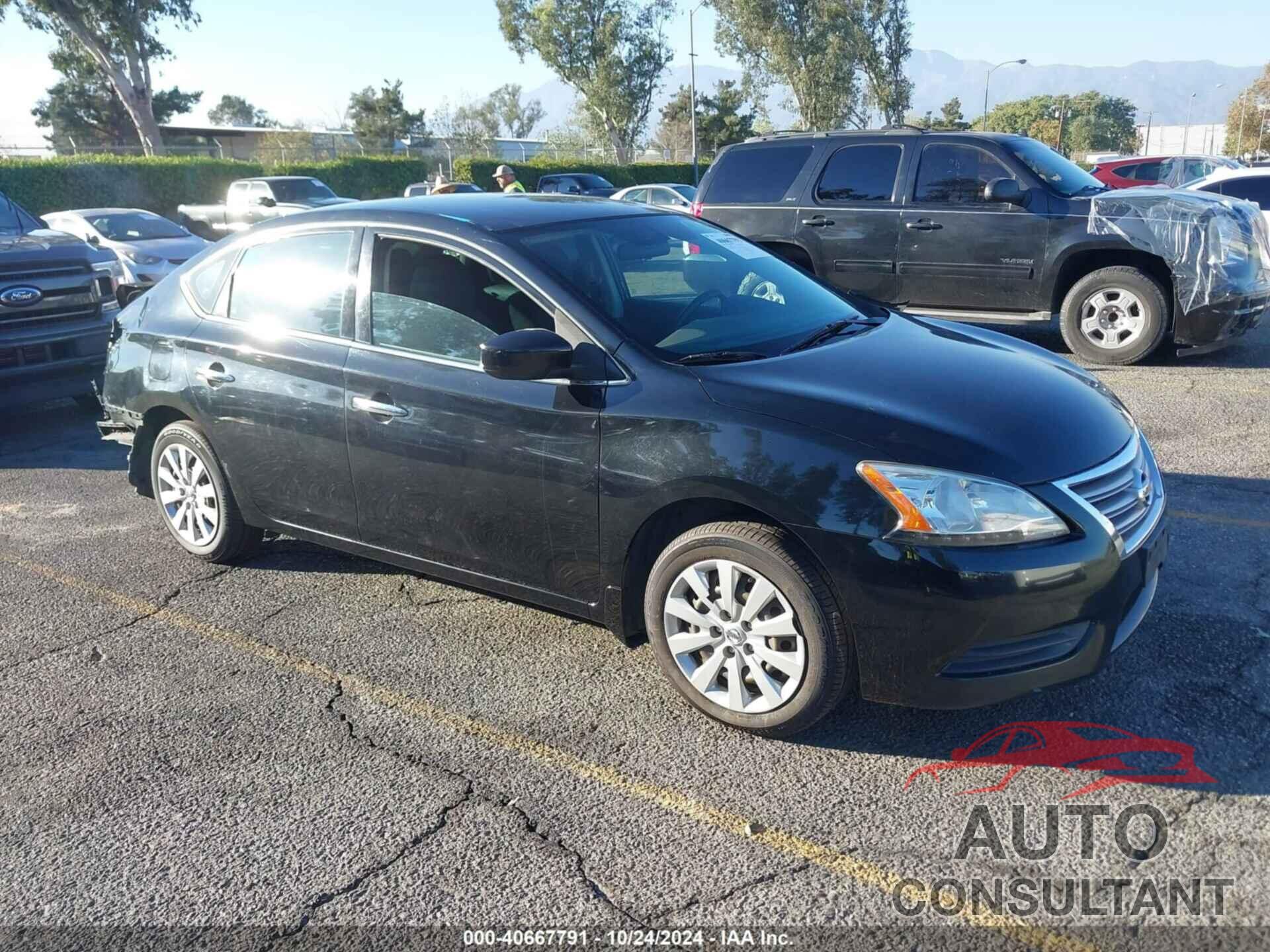 NISSAN SENTRA 2014 - 3N1AB7AP9EL625724