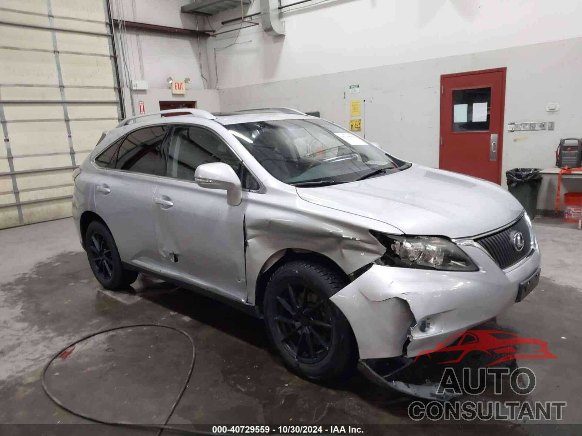 LEXUS RX 350 2010 - JTJBK1BA9A2420177