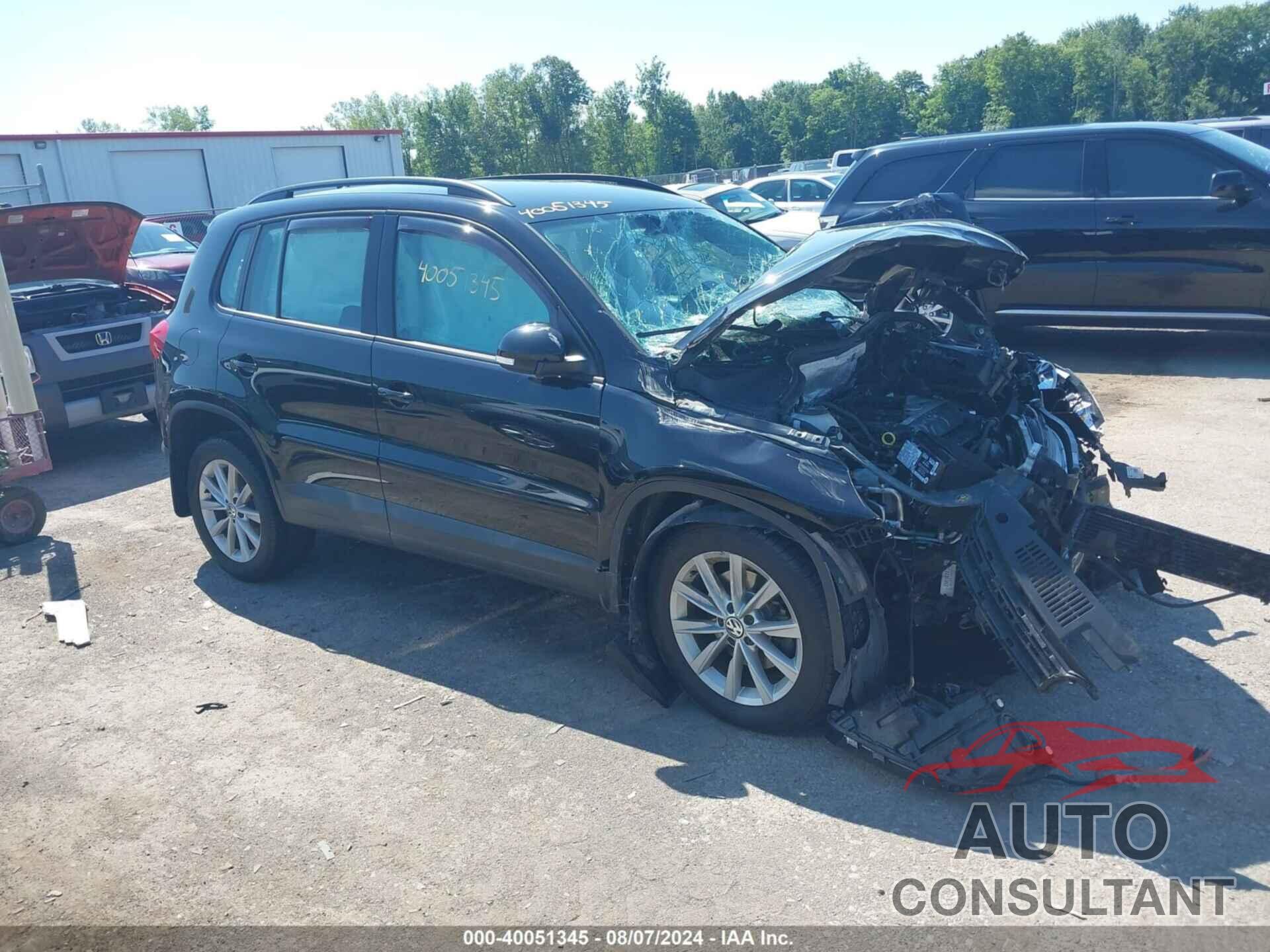 VOLKSWAGEN TIGUAN 2017 - WVGBV7AXXHK053489