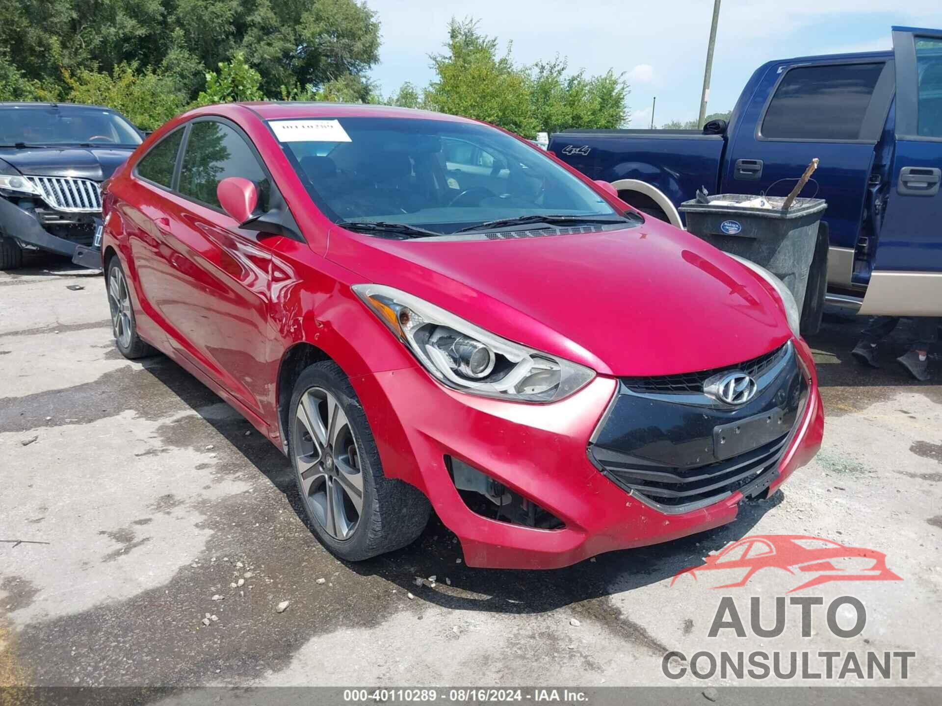 HYUNDAI ELANTRA 2014 - KMHDH6AH0EU028183