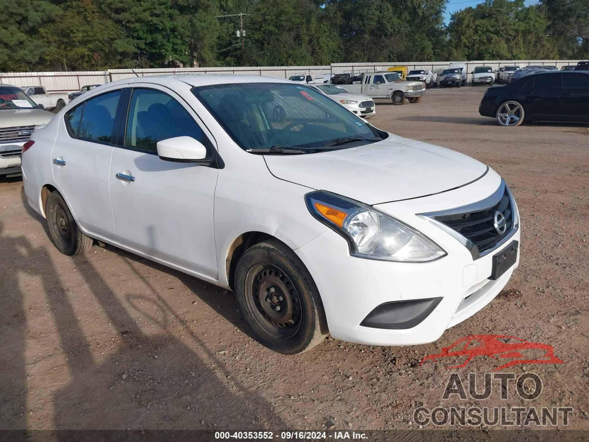 NISSAN VERSA 2018 - 3N1CN7AP6JL839922