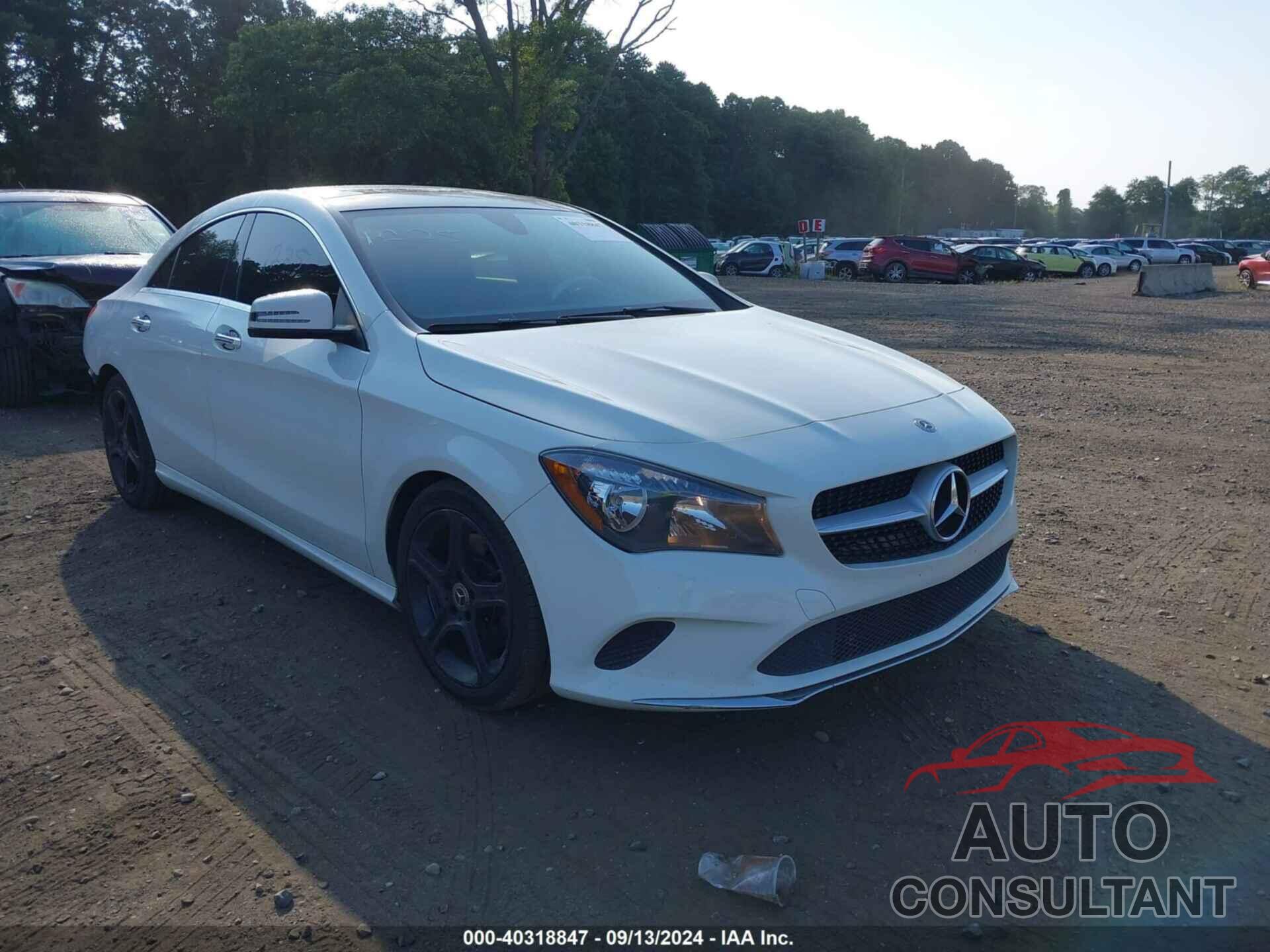 MERCEDES-BENZ CLA 250 2018 - WDDSJ4GB1JN552511
