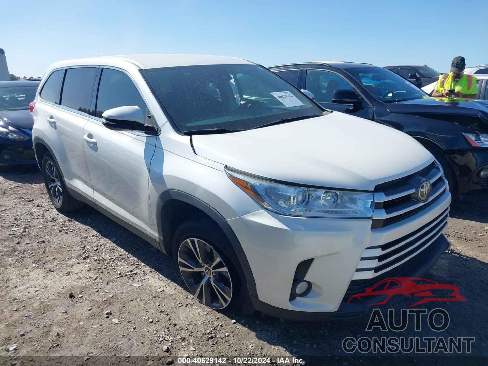 TOYOTA HIGHLANDER 2019 - 5TDZZRFH5KS316122