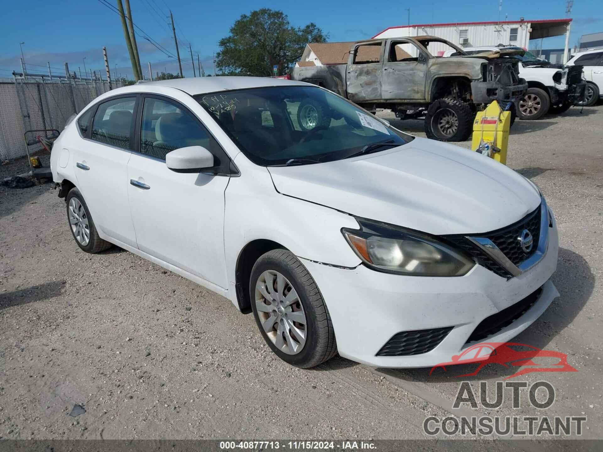 NISSAN SENTRA 2016 - 3N1AB7AP2GY325660