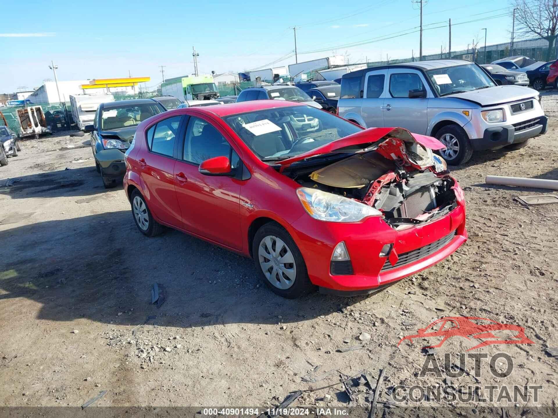 TOYOTA PRIUS C 2012 - JTDKDTB34C1511831
