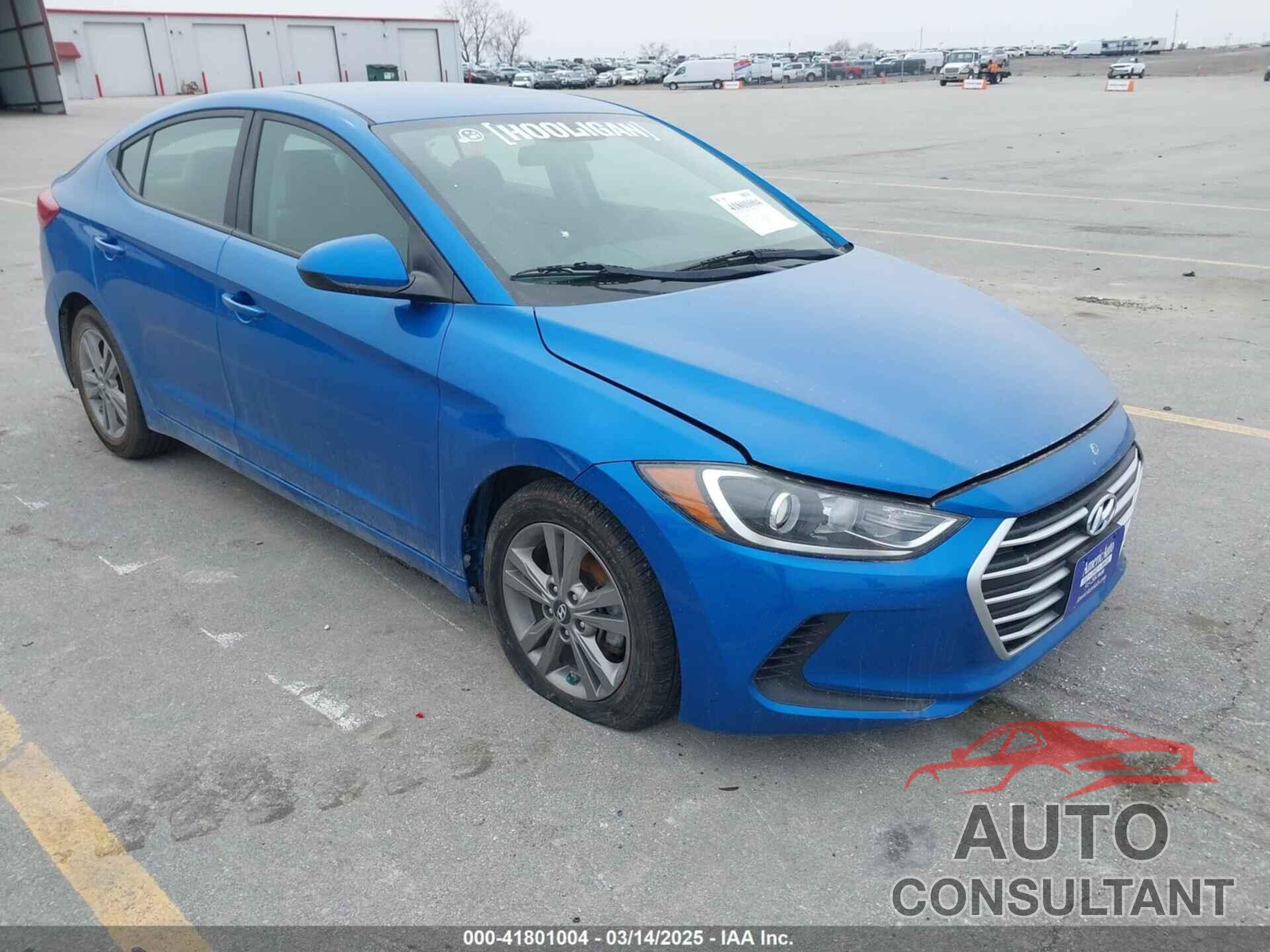HYUNDAI ELANTRA 2017 - 5NPD84LF3HH096285