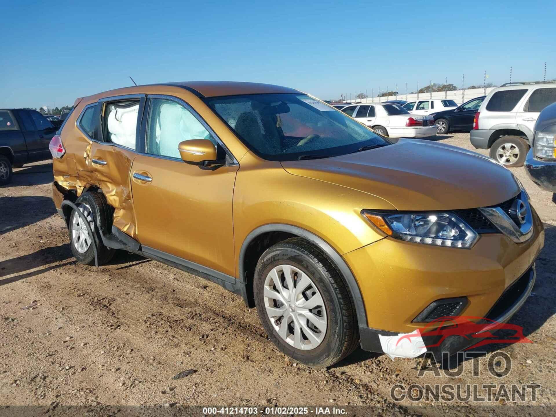 NISSAN ROGUE 2015 - KNMAT2MT0FP516449