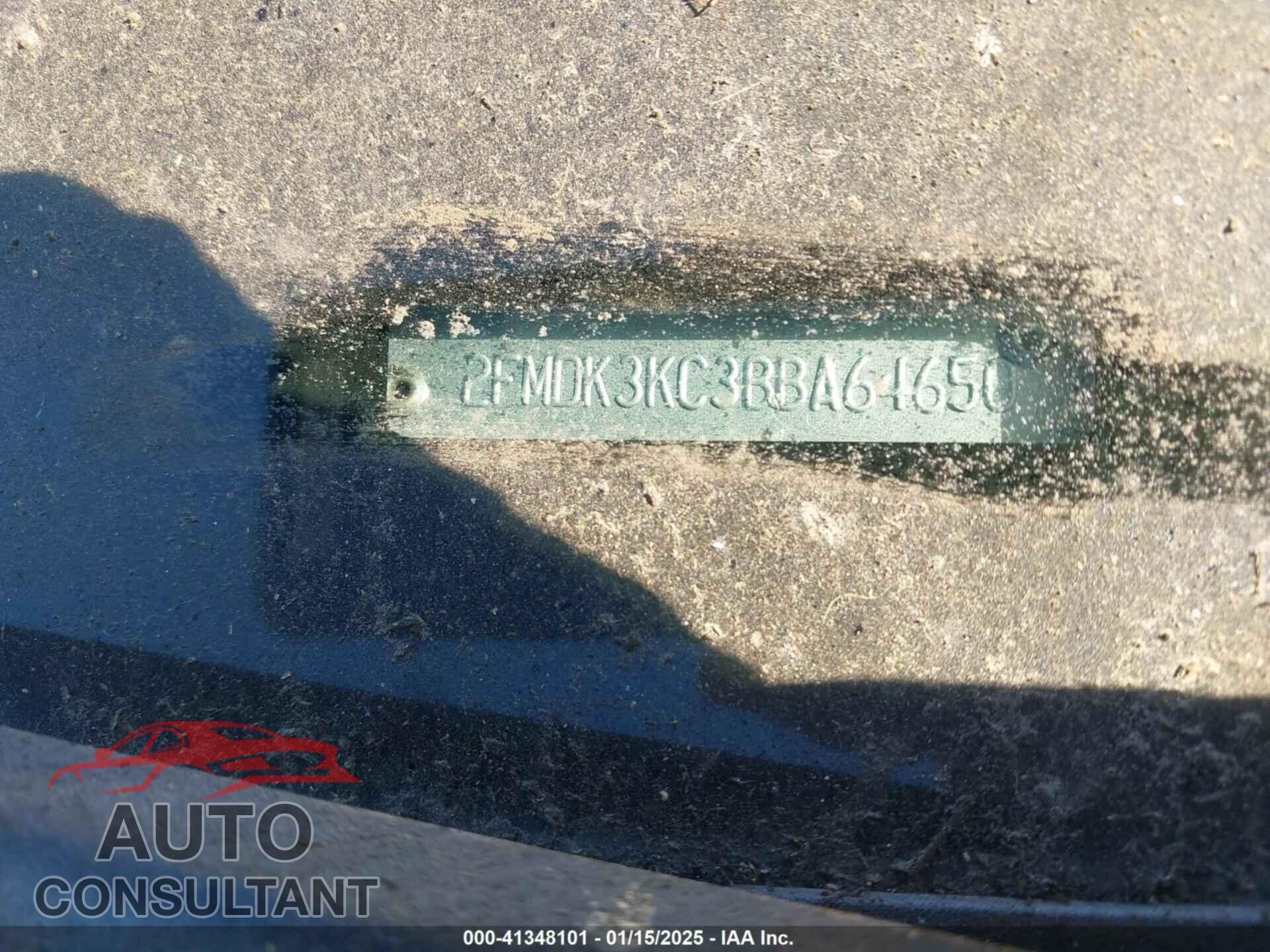 FORD EDGE 2011 - 2FMDK3KC3BBA64650