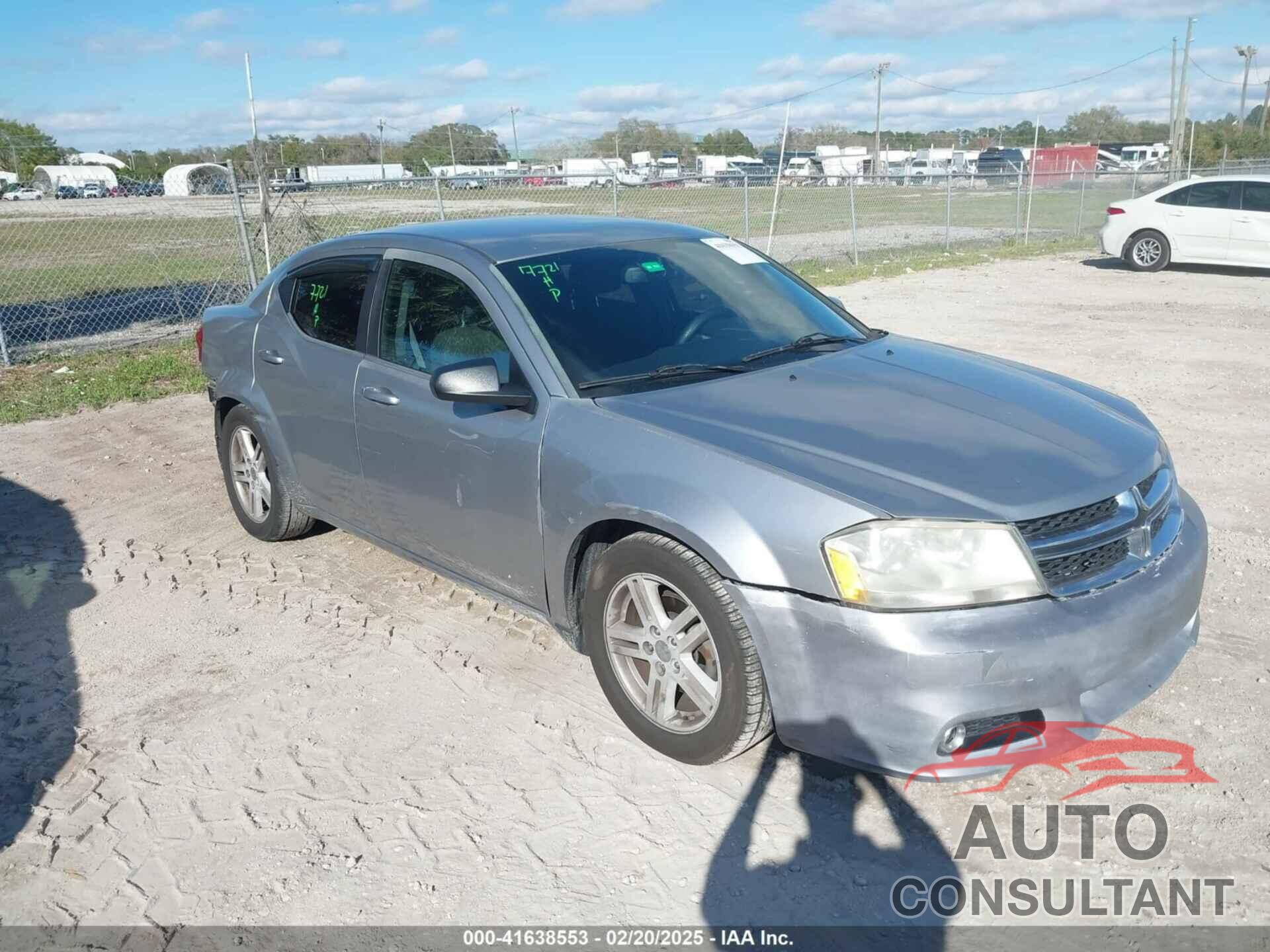 DODGE AVENGER 2013 - 1C3CDZCBXDN510792