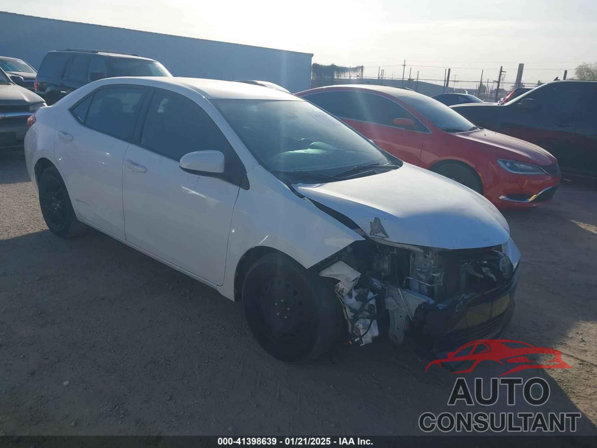 TOYOTA COROLLA 2017 - 2T1BURHE0HC803717