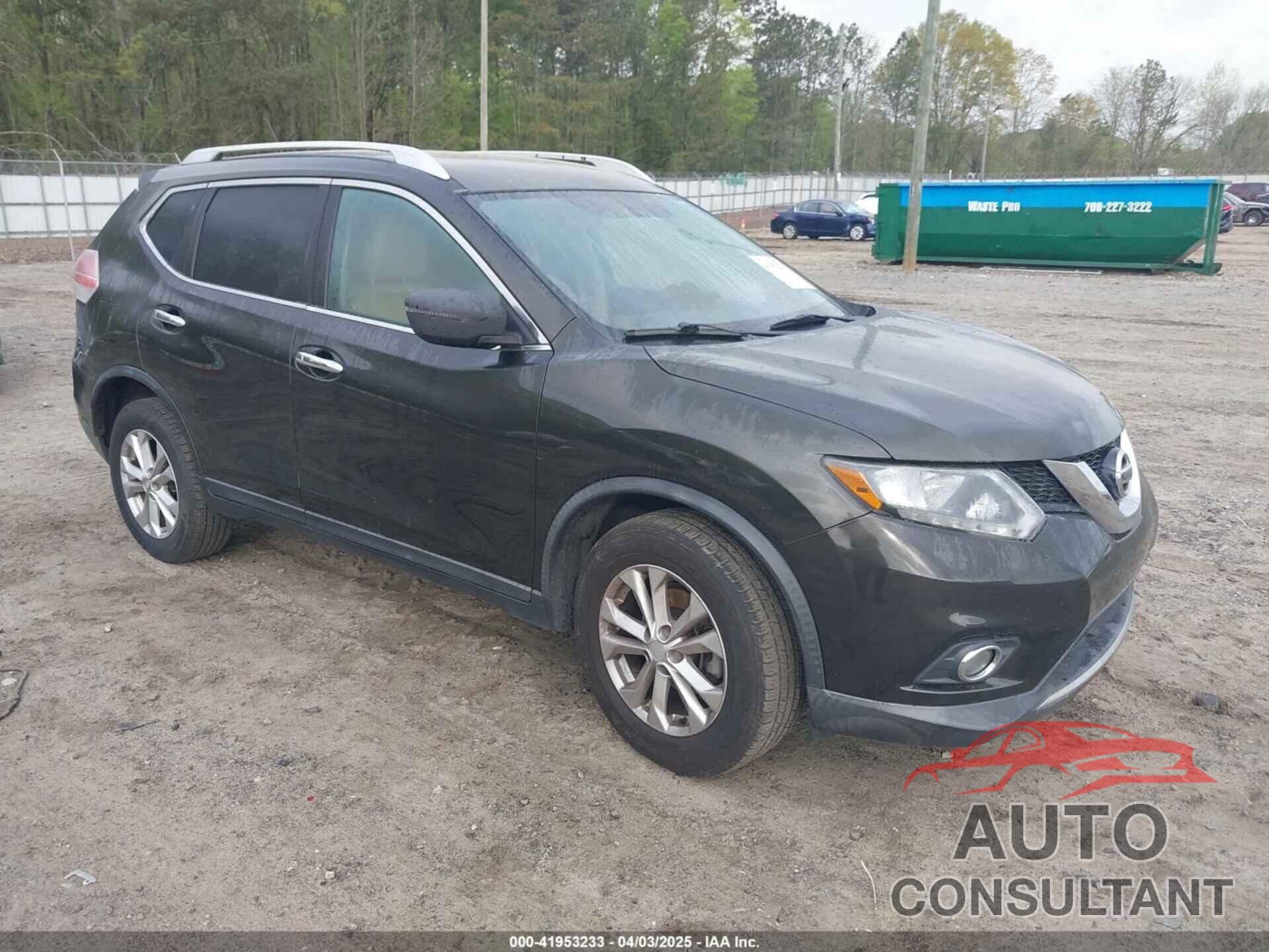 NISSAN ROGUE 2016 - KNMAT2MT0GP735784