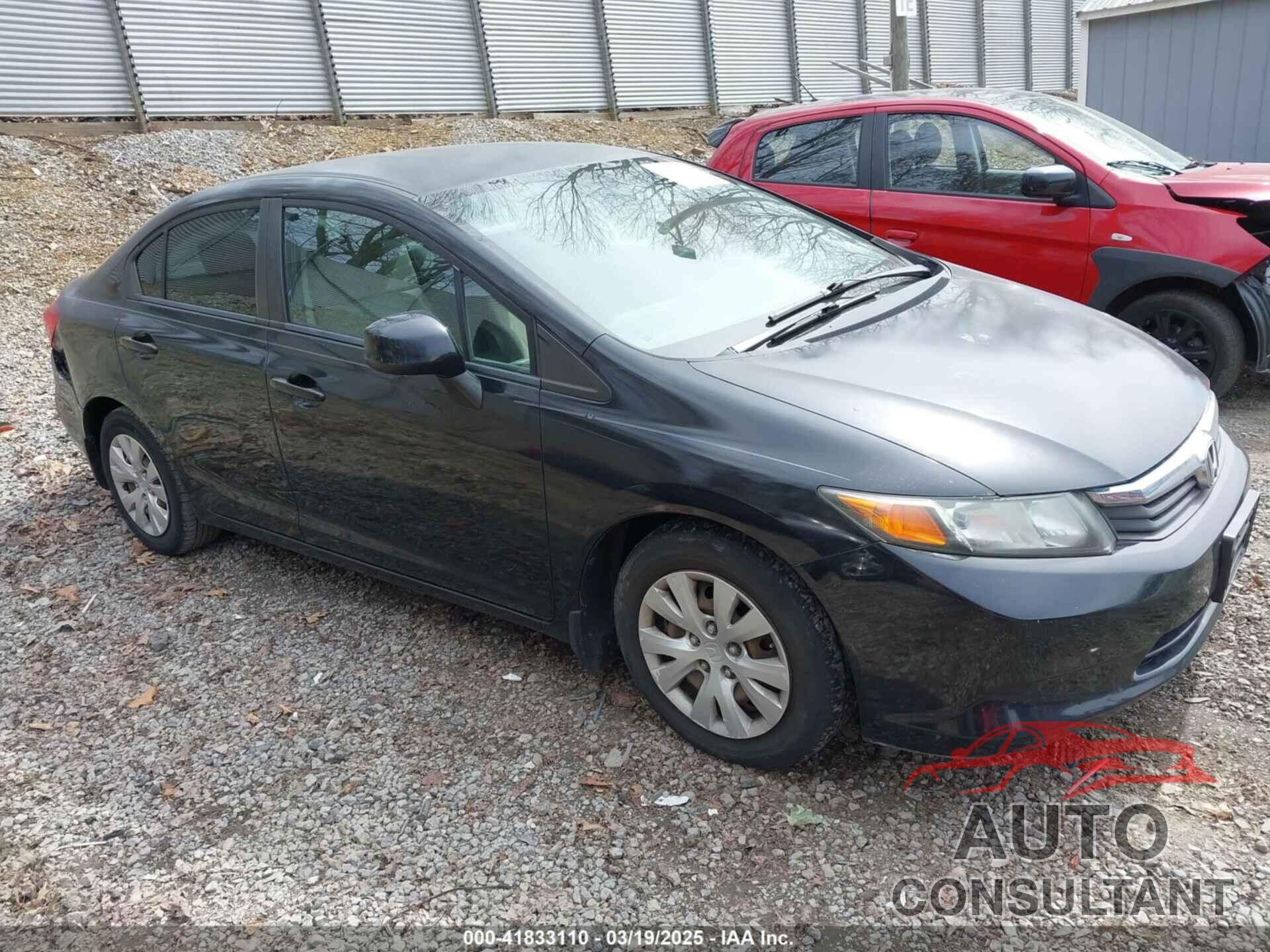 HONDA CIVIC 2012 - 2HGFB2F5XCH610699