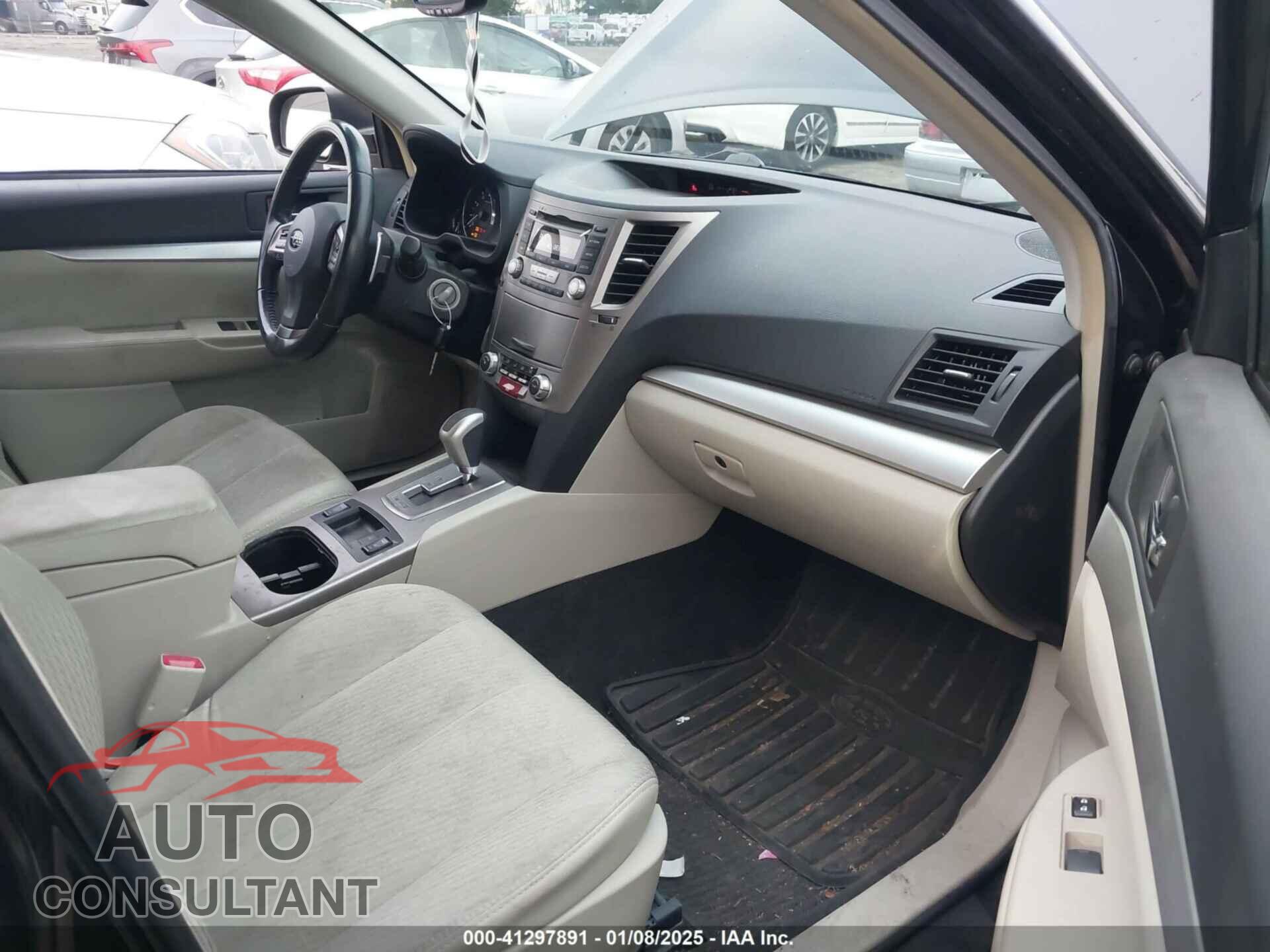SUBARU OUTBACK 2012 - 4S4BRBCC6C3295281