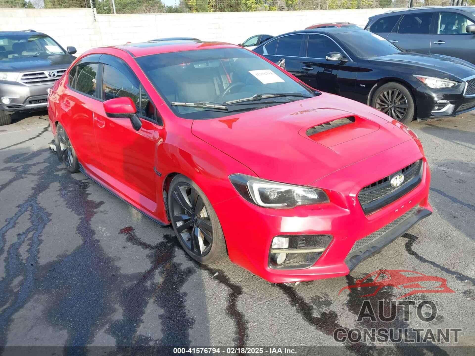 SUBARU WRX 2017 - JF1VA1E62H9832670