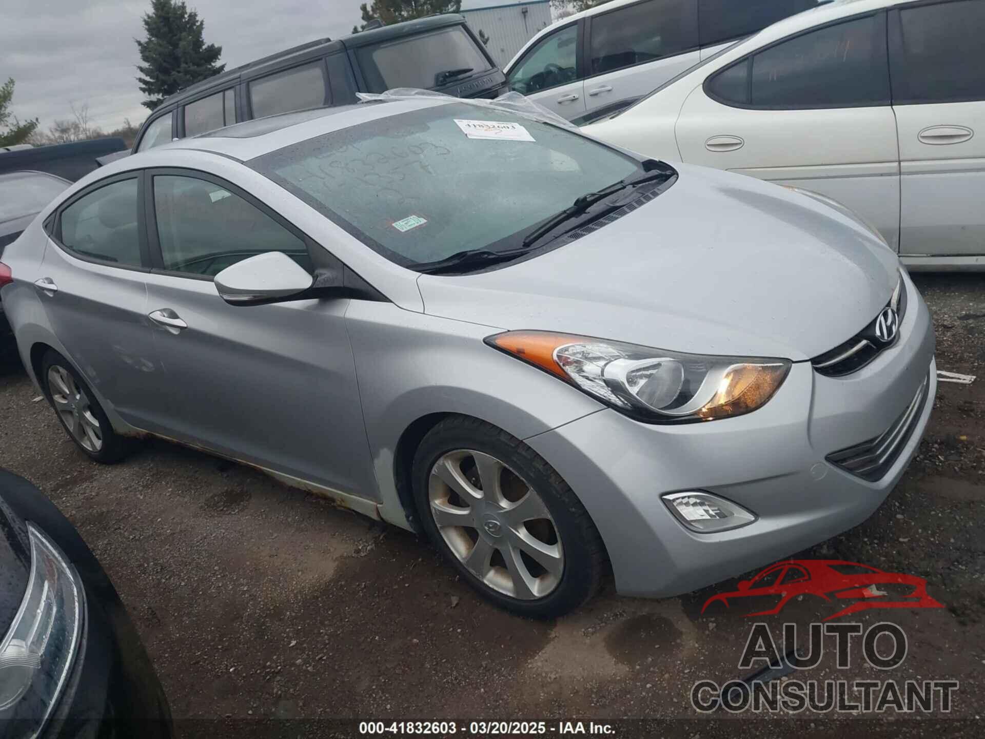HYUNDAI ELANTRA 2012 - 5NPDH4AE6CH091357