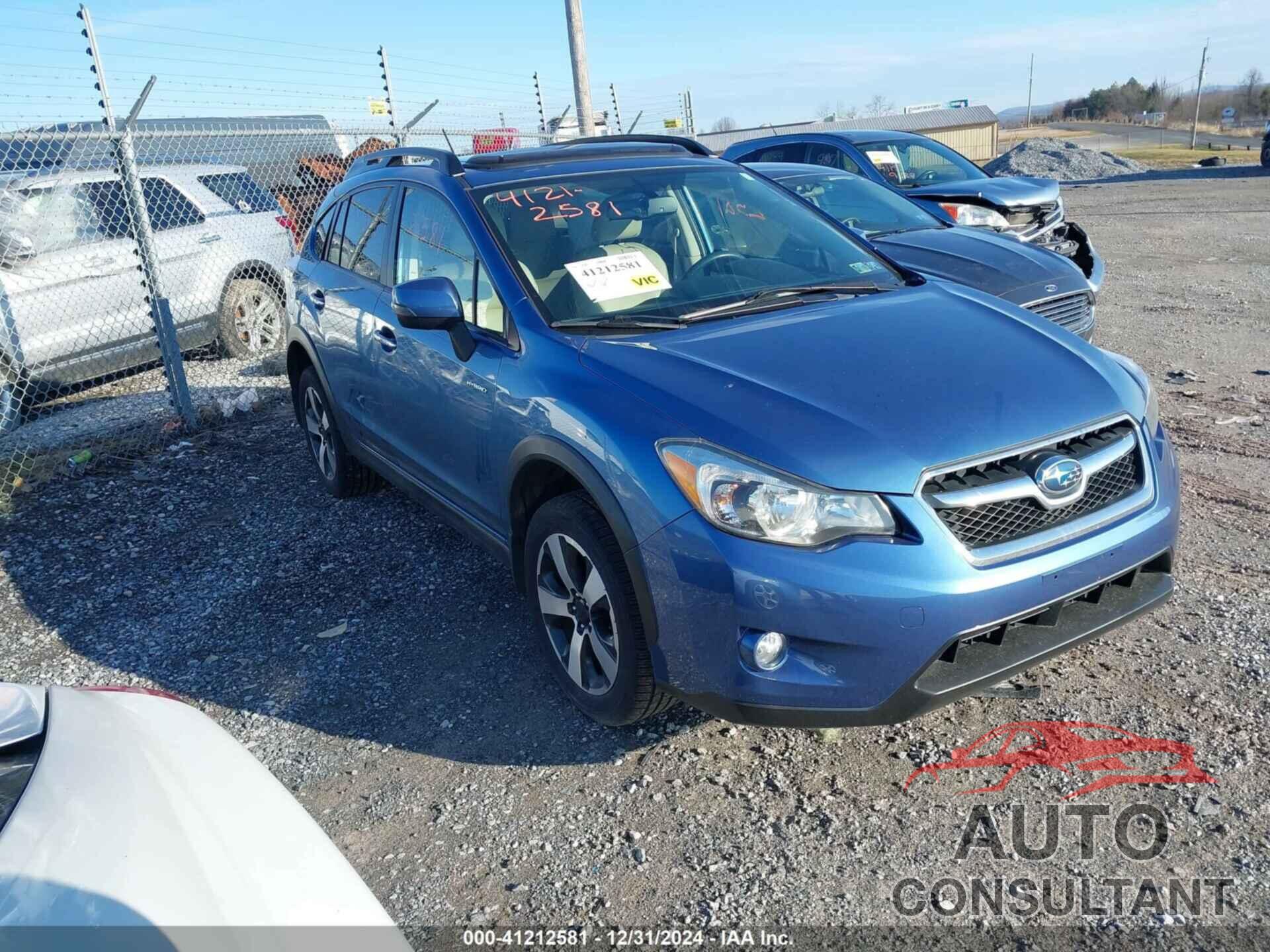SUBARU XV CROSSTREK HYBRID 2014 - JF2GPBKC5EH322950